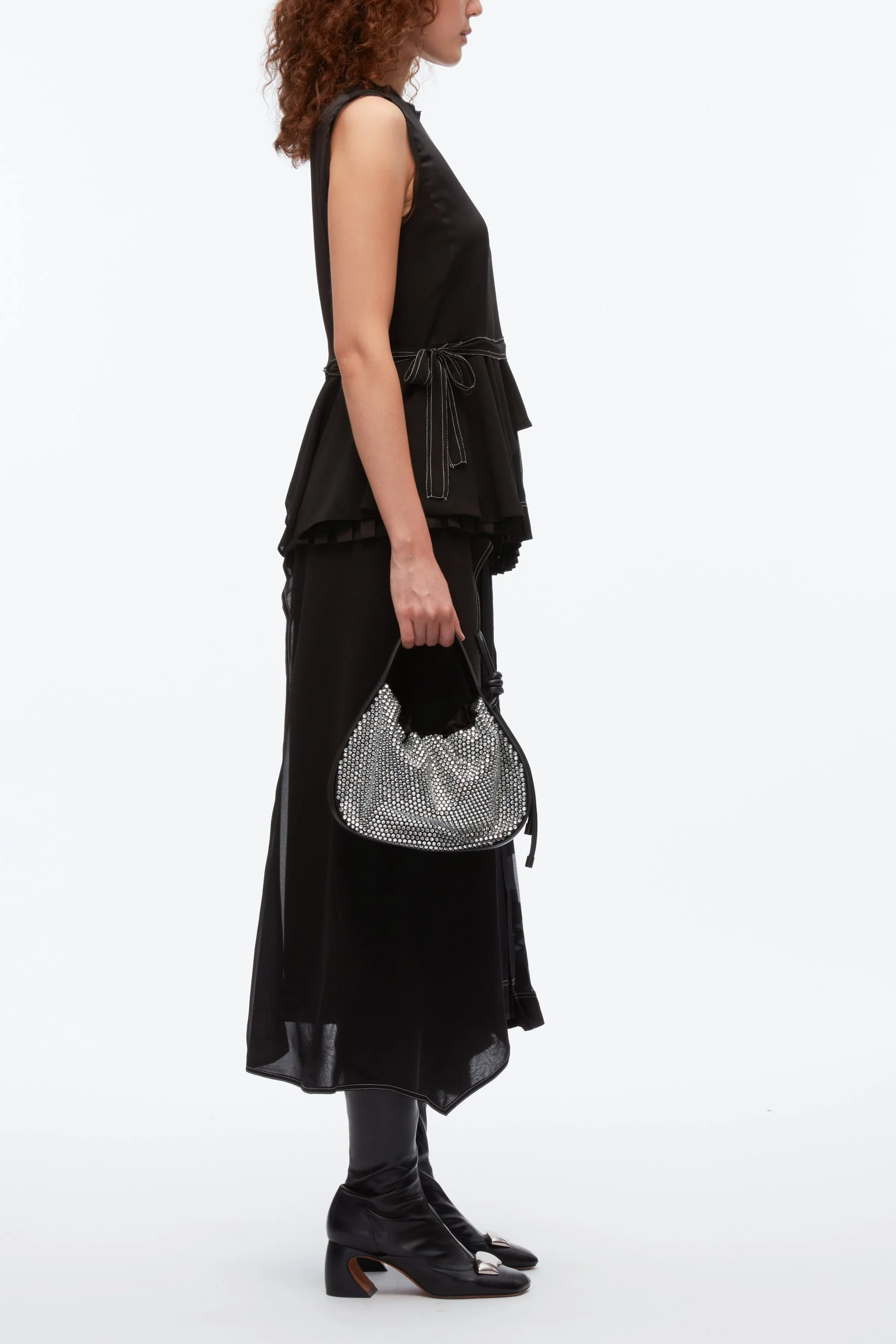 Pleated Sleeveless Top - Image 3