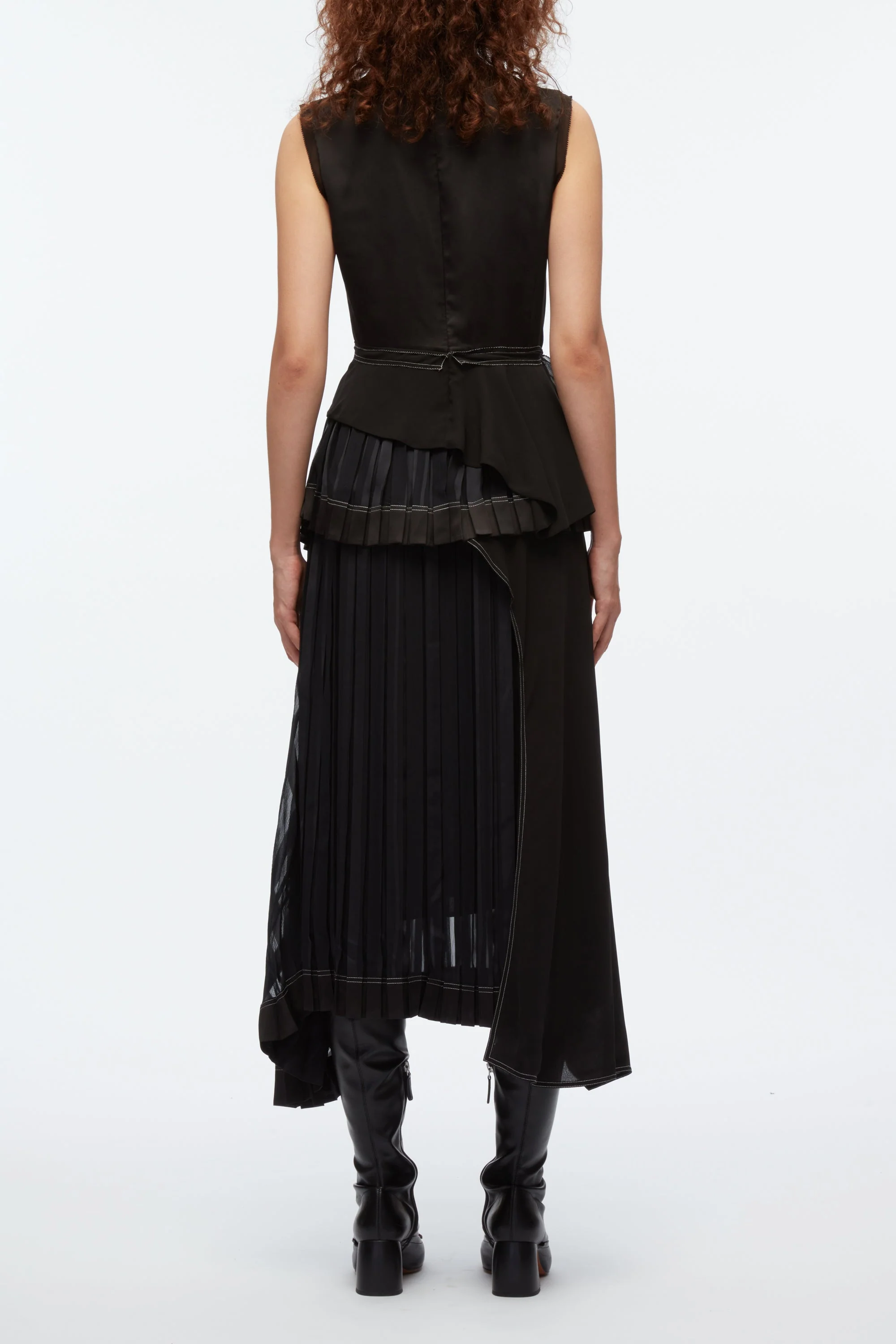 Pleated Sleeveless Top - Image 4