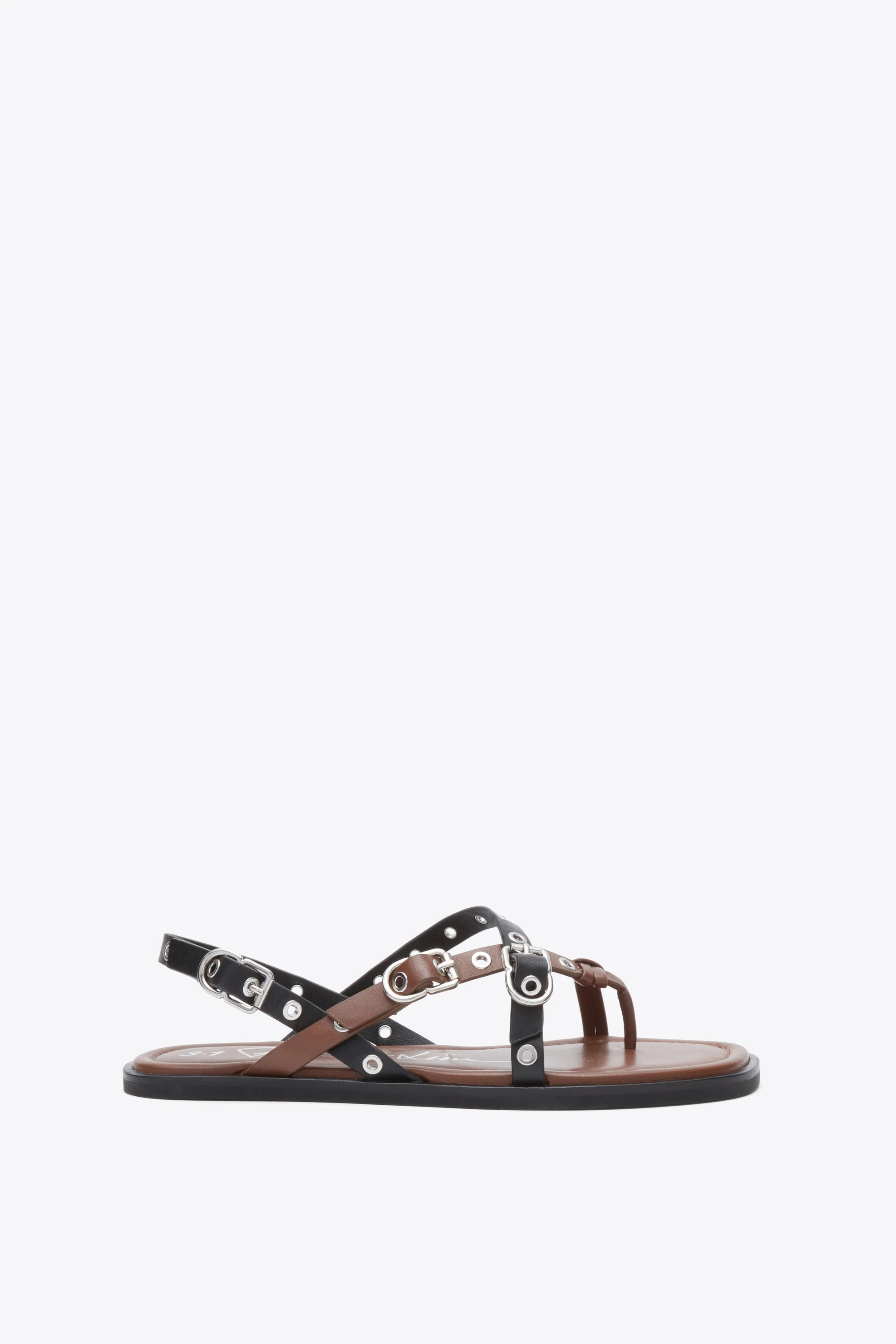 Multi-Strap Rivet Sandal