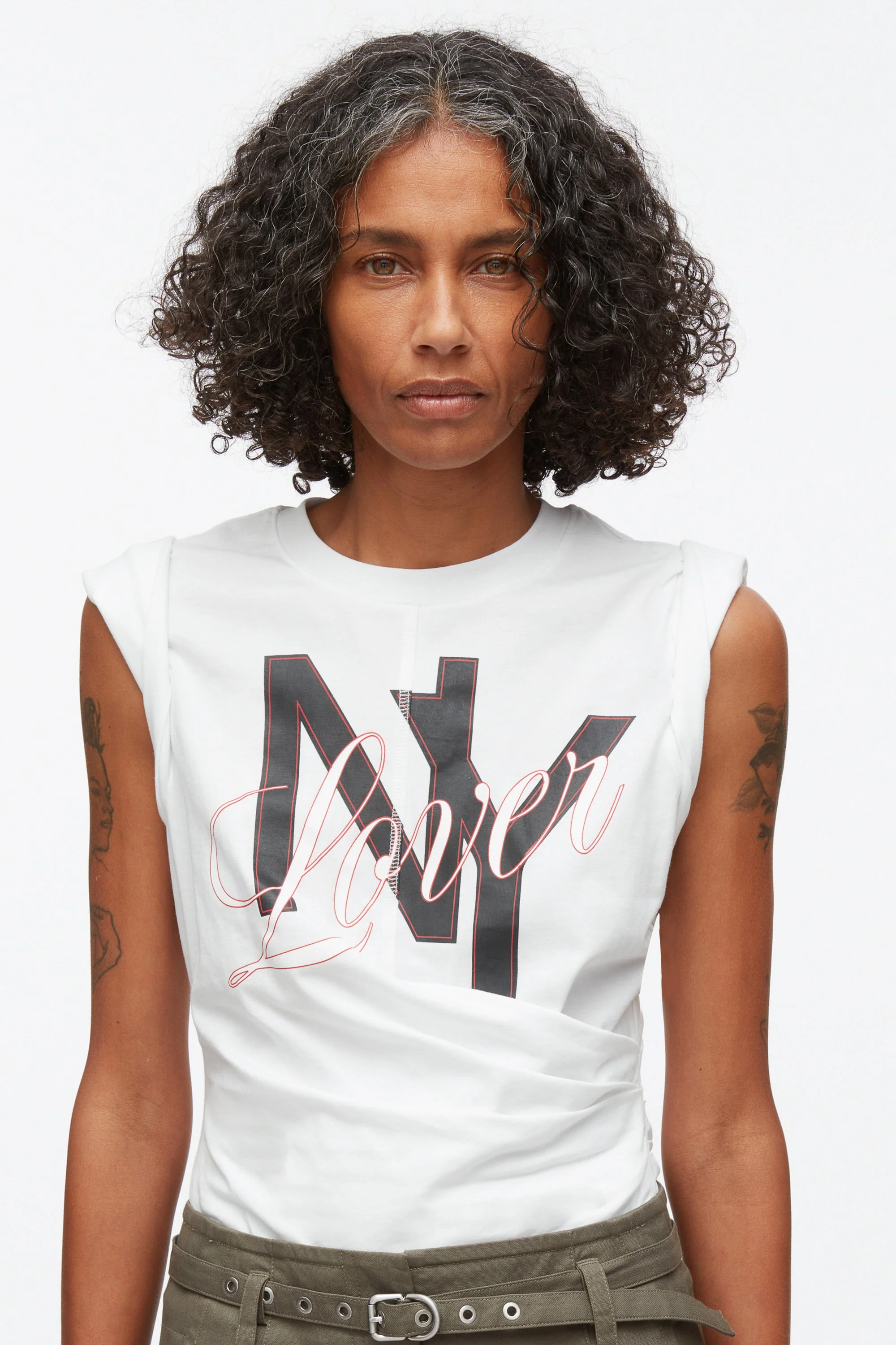 NY Lover Draped Tank - Image 6