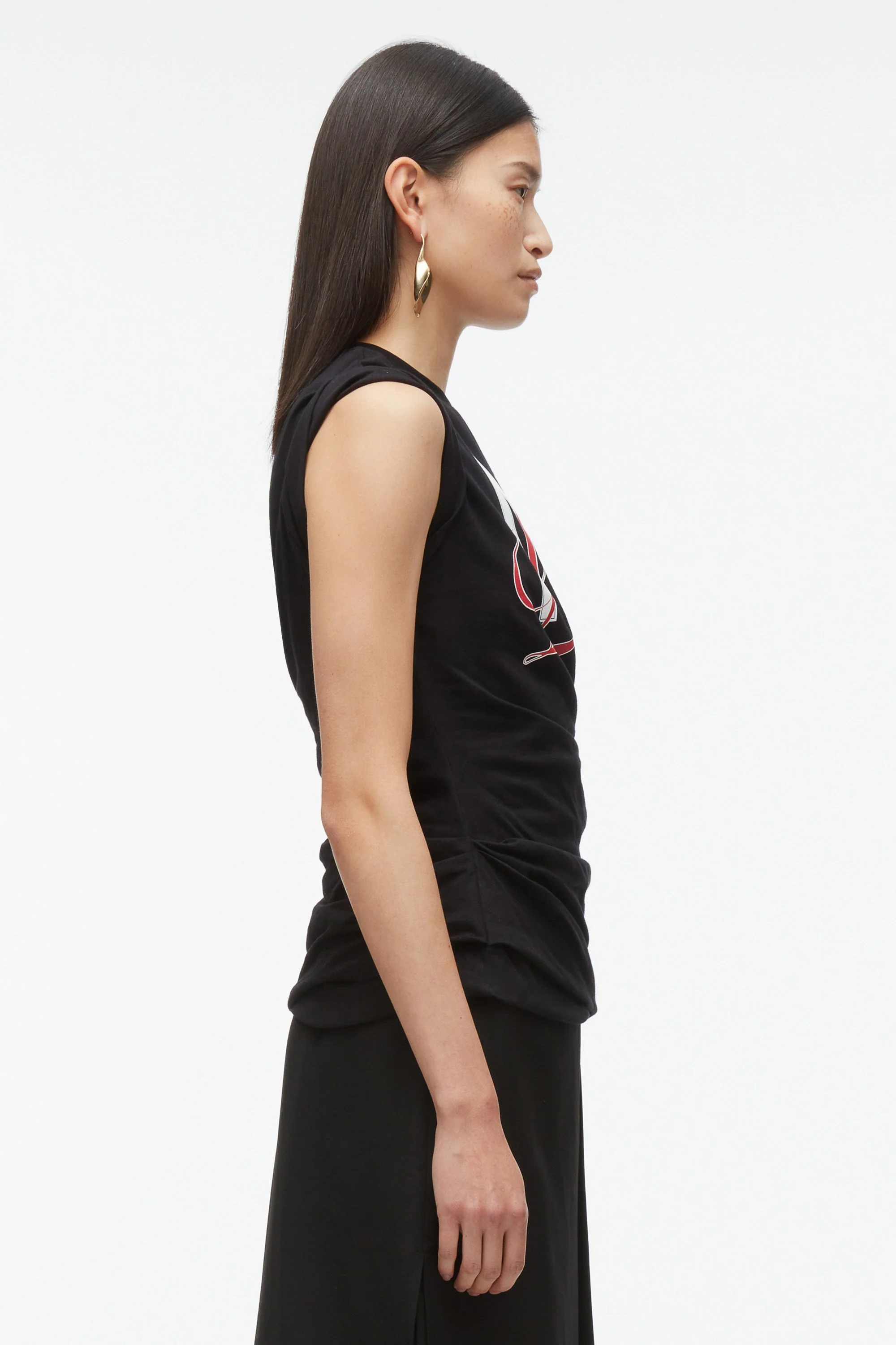 NY Lover Draped Tank - Image 9
