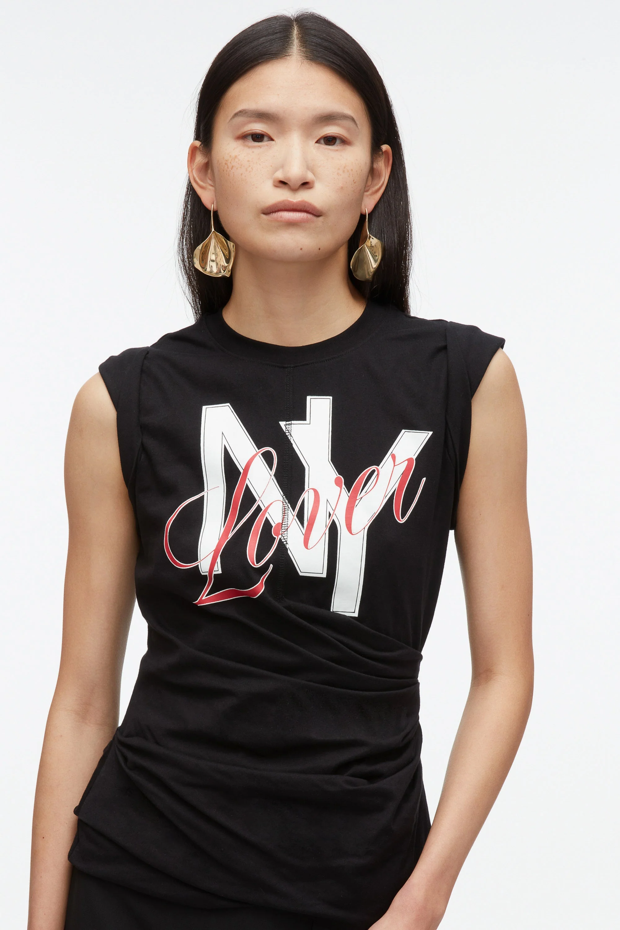 NY Lover Draped Tank - Image 11