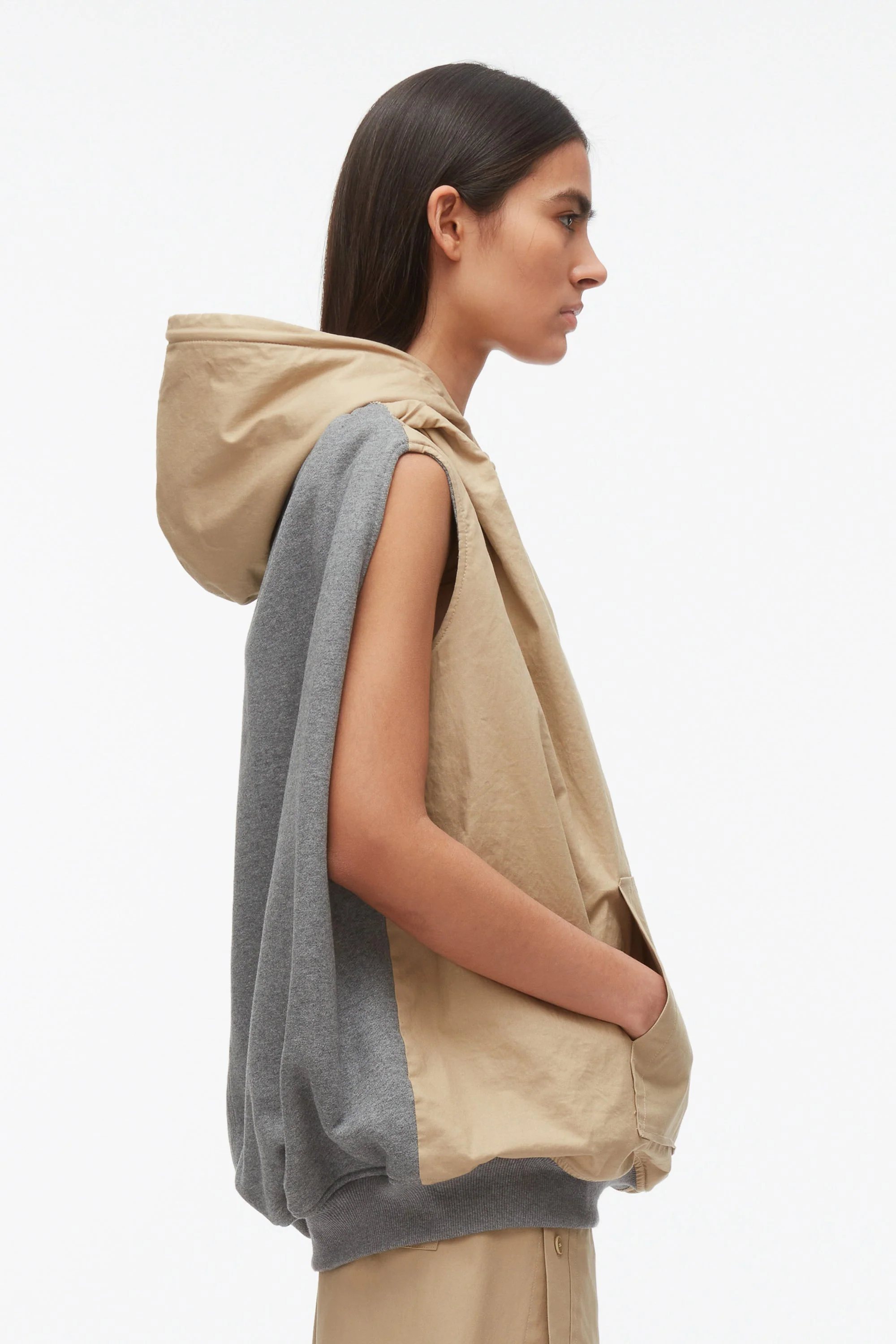 NY Lover Reversible Sleeveless Hoodie - Image 7