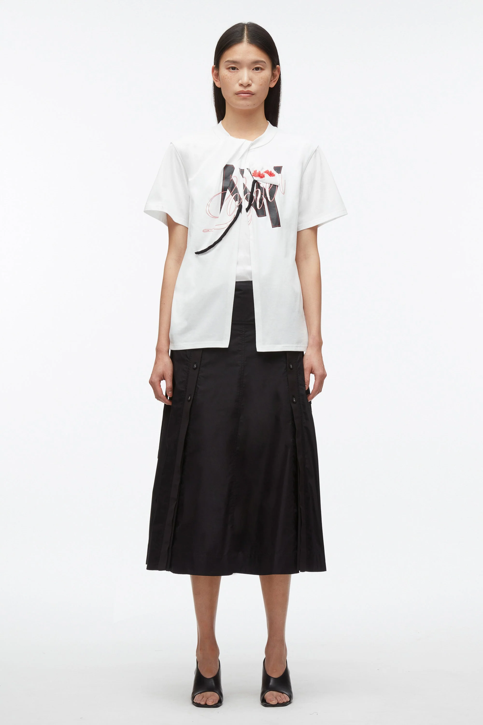 NY Lover Sliced Tee with Poppy Embroidery - Image 12