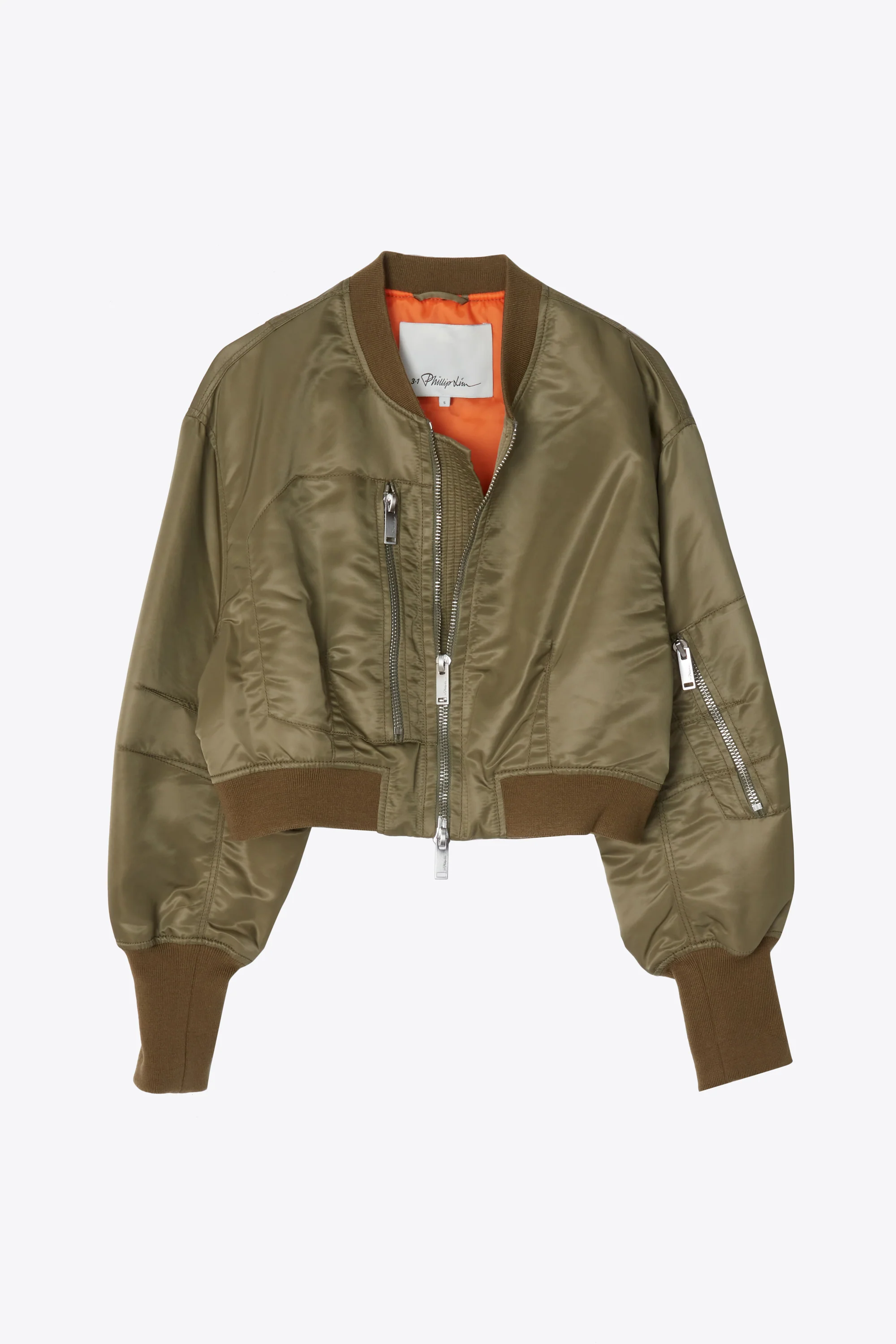 Cropped Flight Bomber - Image 8