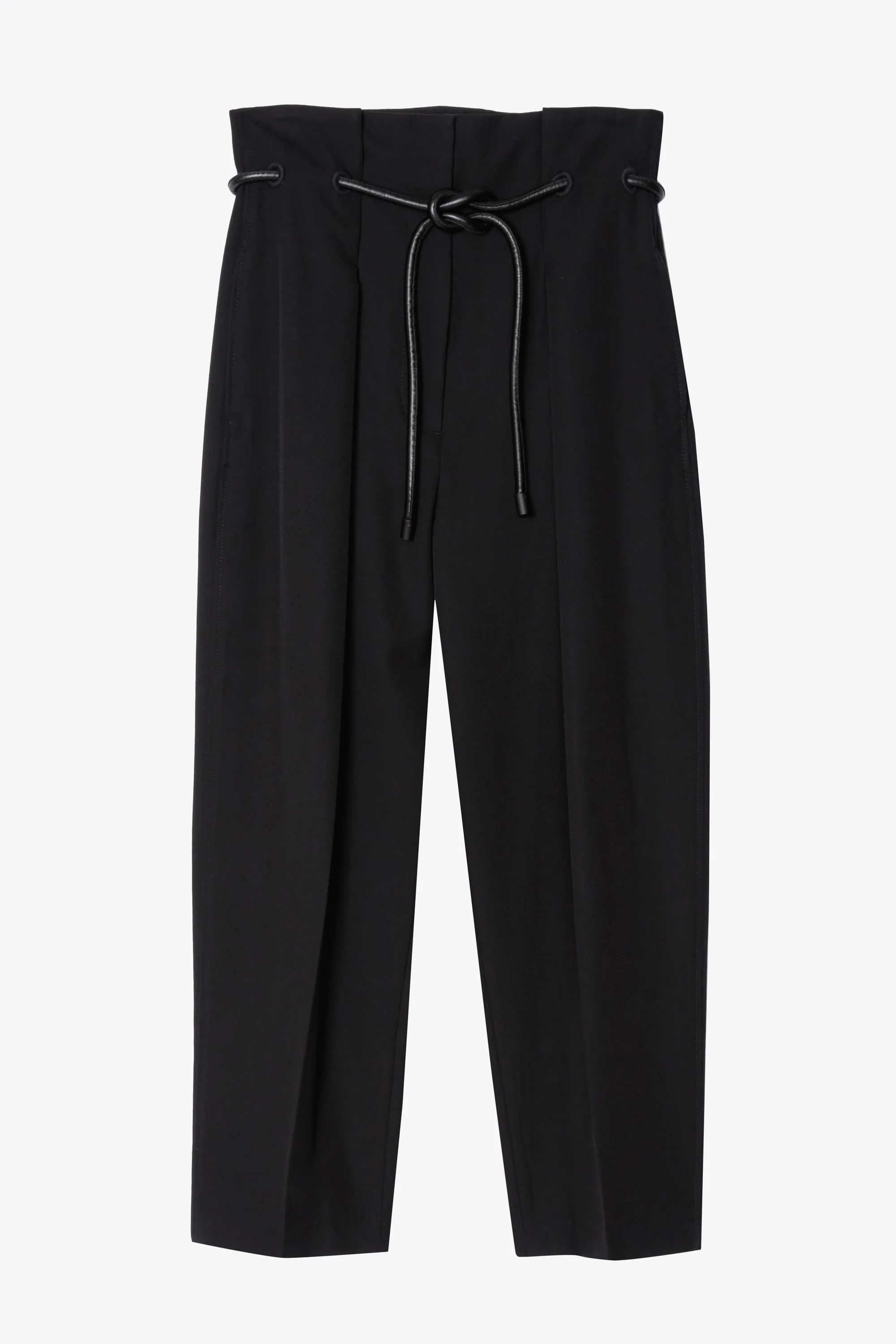 Origami Pleat Pant With Belt