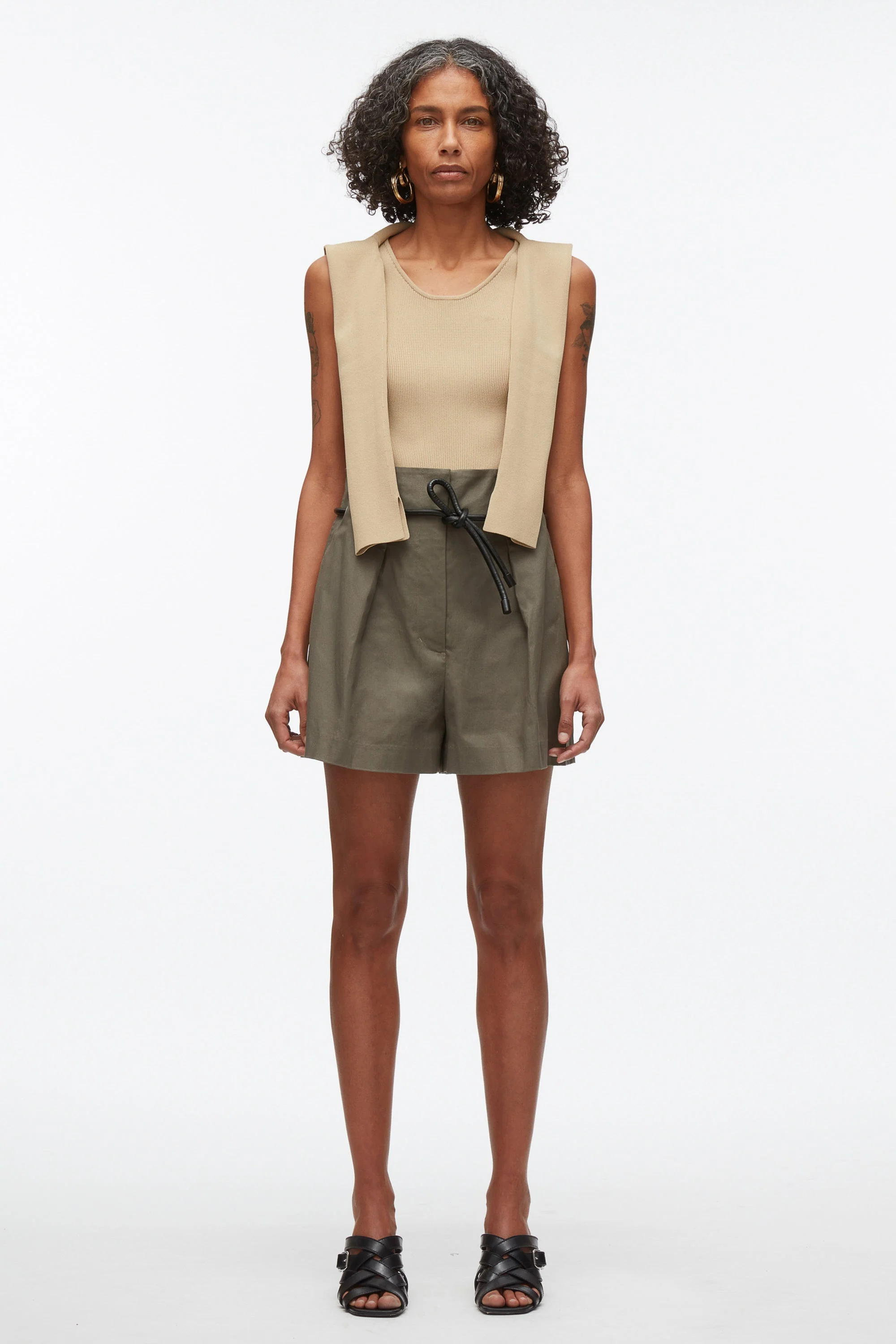 Origami Short With Belt - Image 8