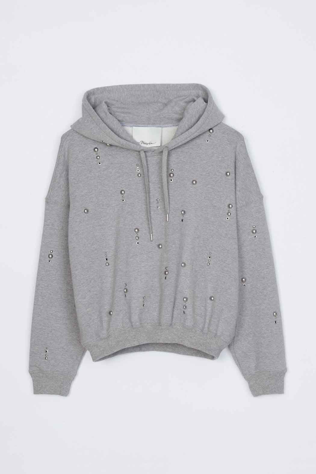 Stud Embellished Oversized Hoodie - Image 7