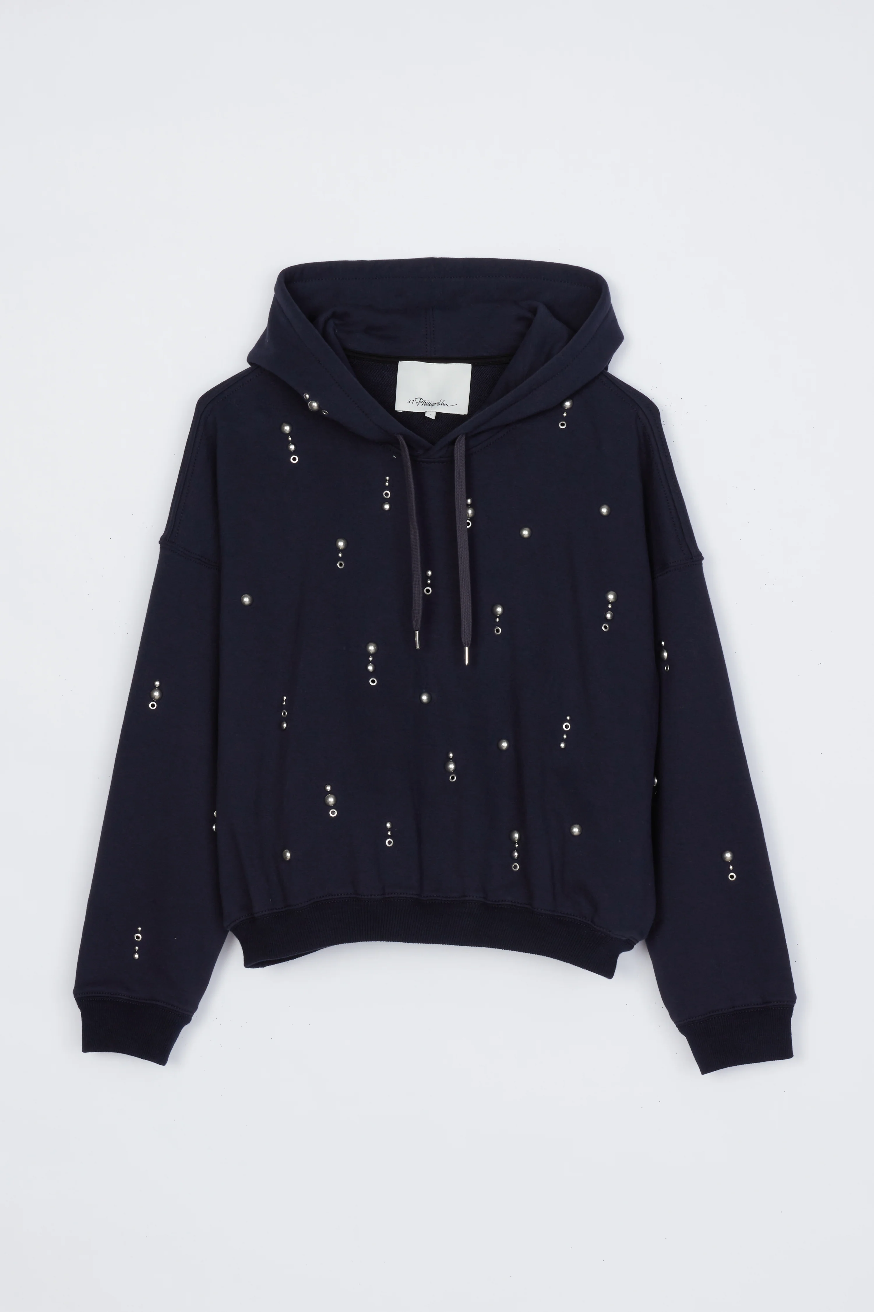 Stud Embellished Oversized Hoodie - Image 8