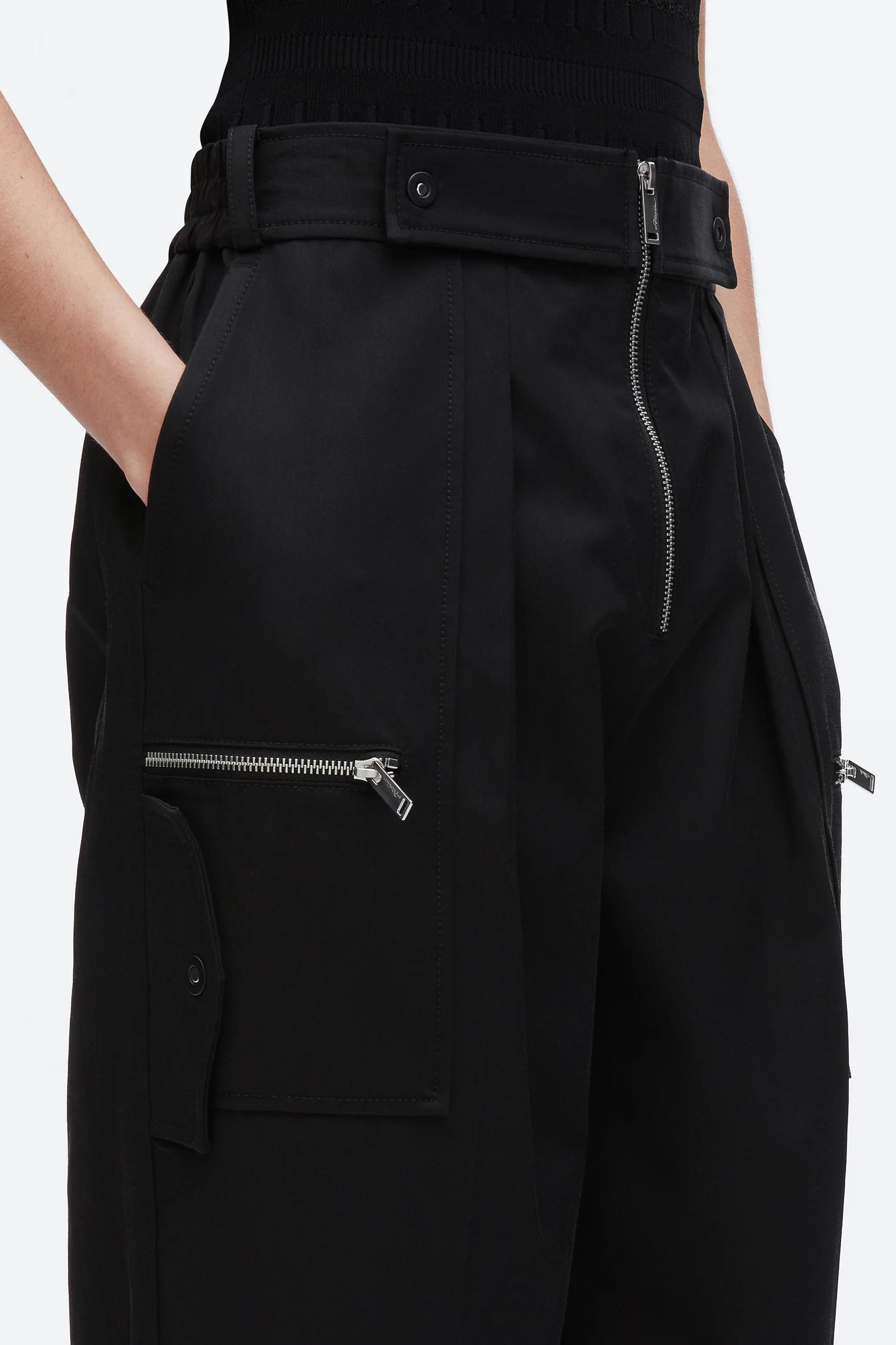 Double Zip Wide Leg Pant - Image 12