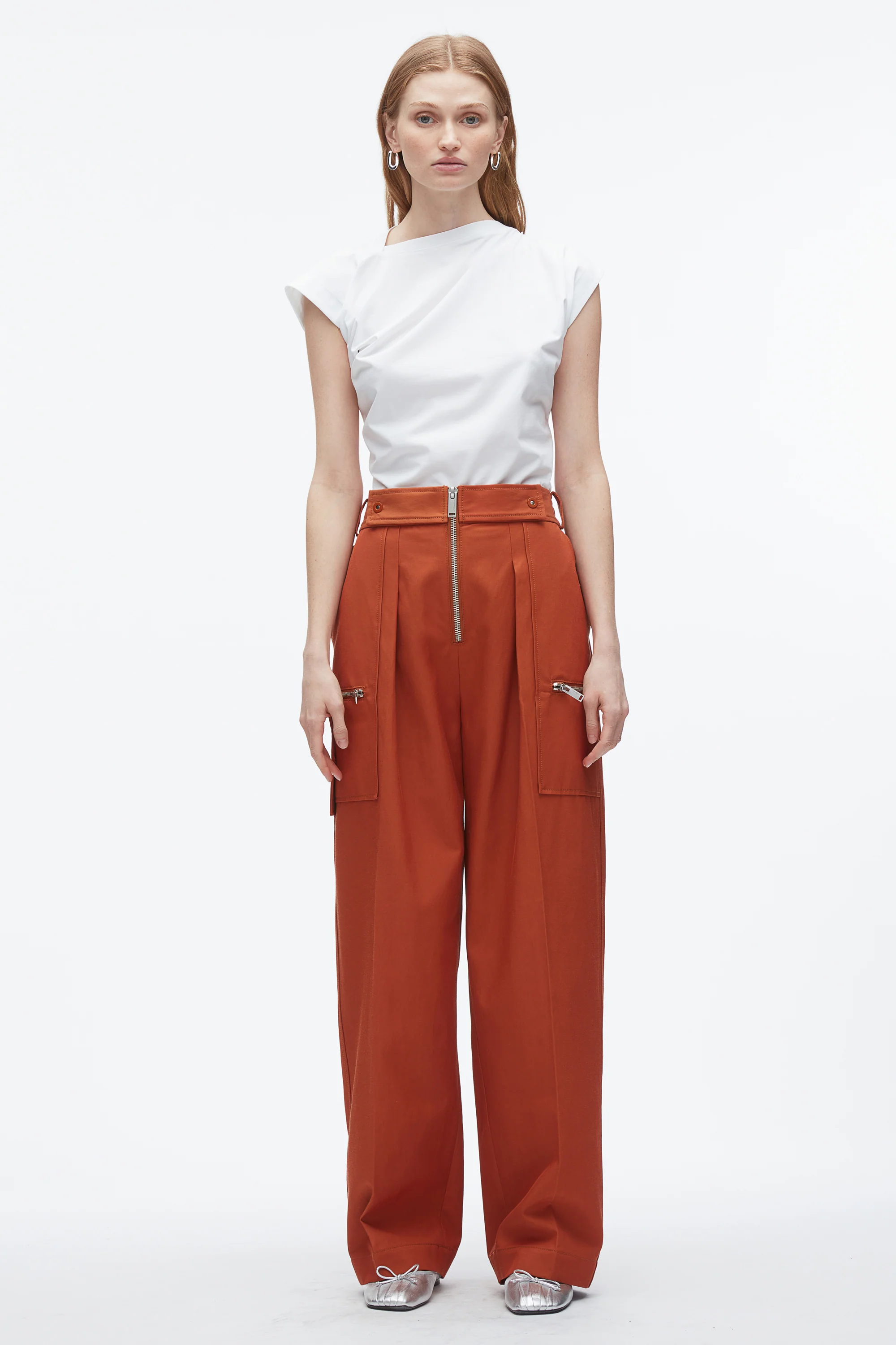 Double Zip Wide Leg Pant - Image 2