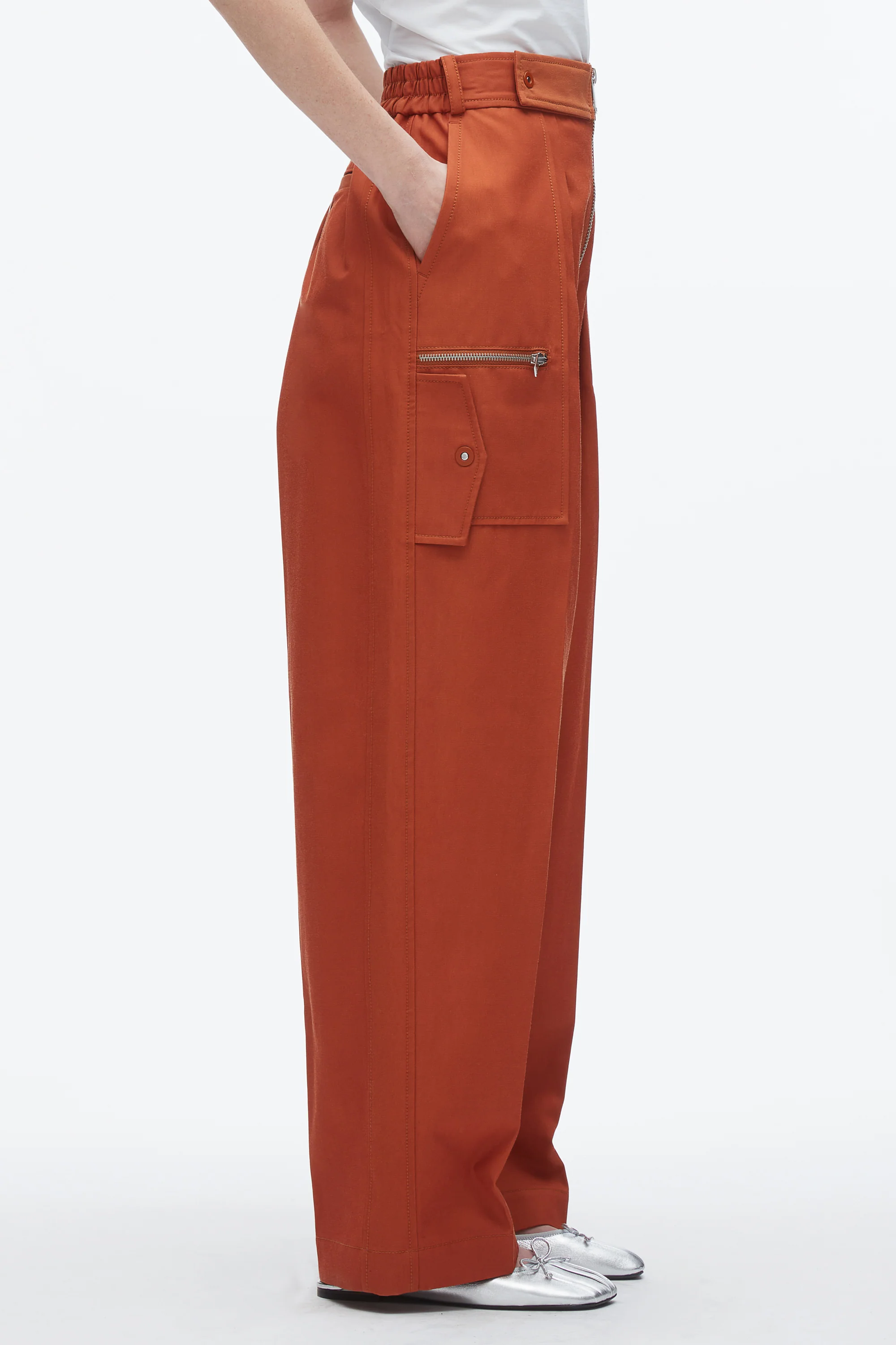 Double Zip Wide Leg Pant - Image 4