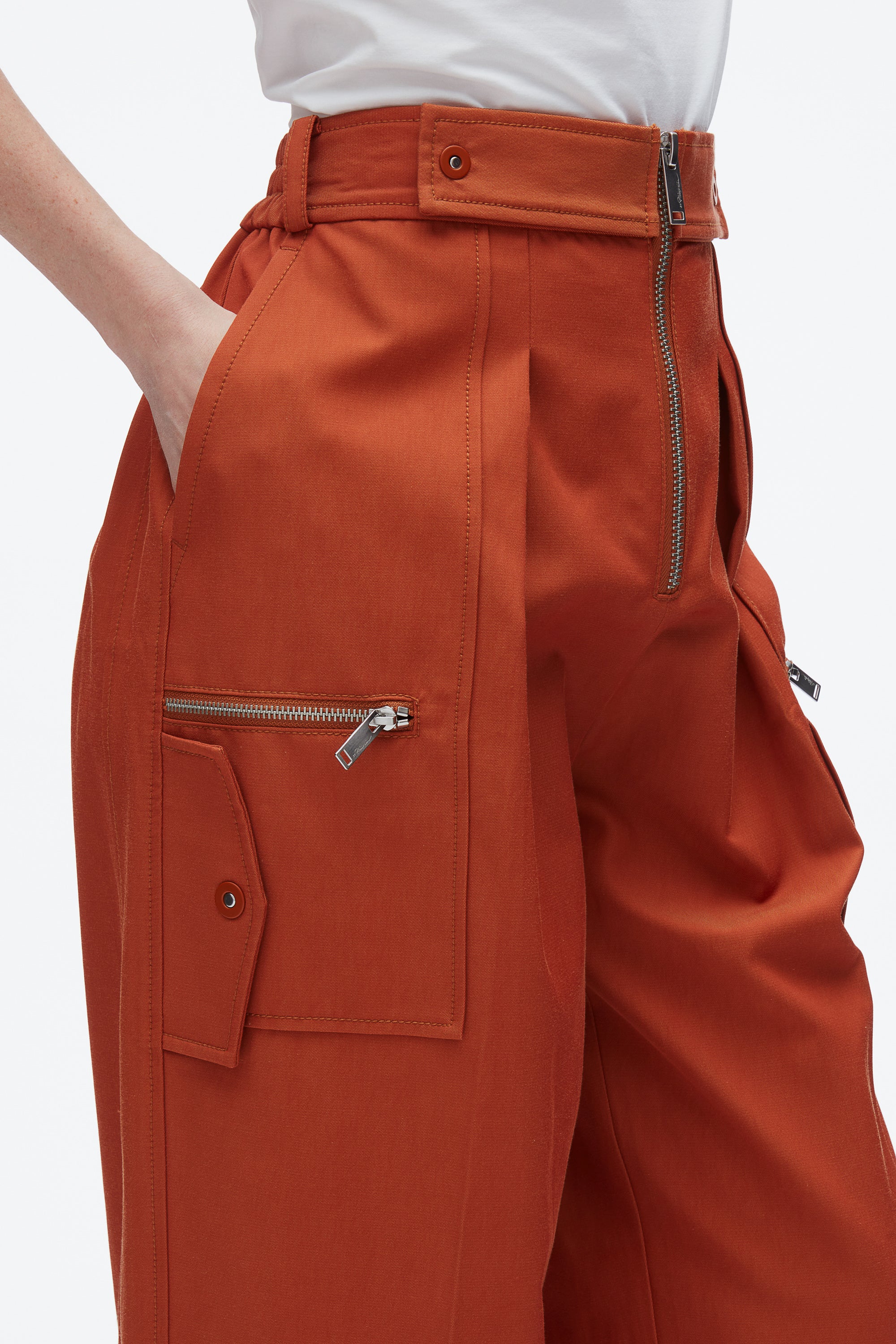 Double Zip Wide Leg Pant - Image 6