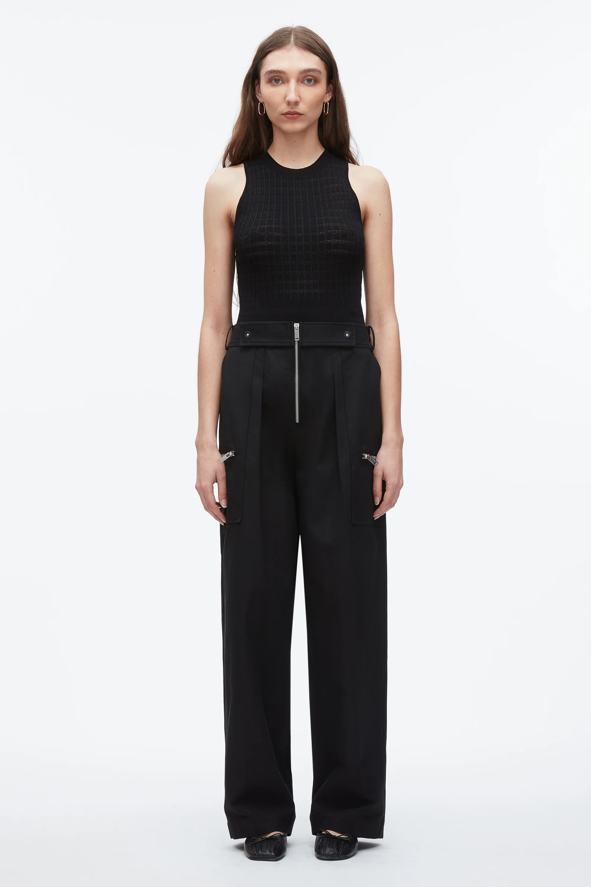 Double Zip Wide Leg Pant - Image 8
