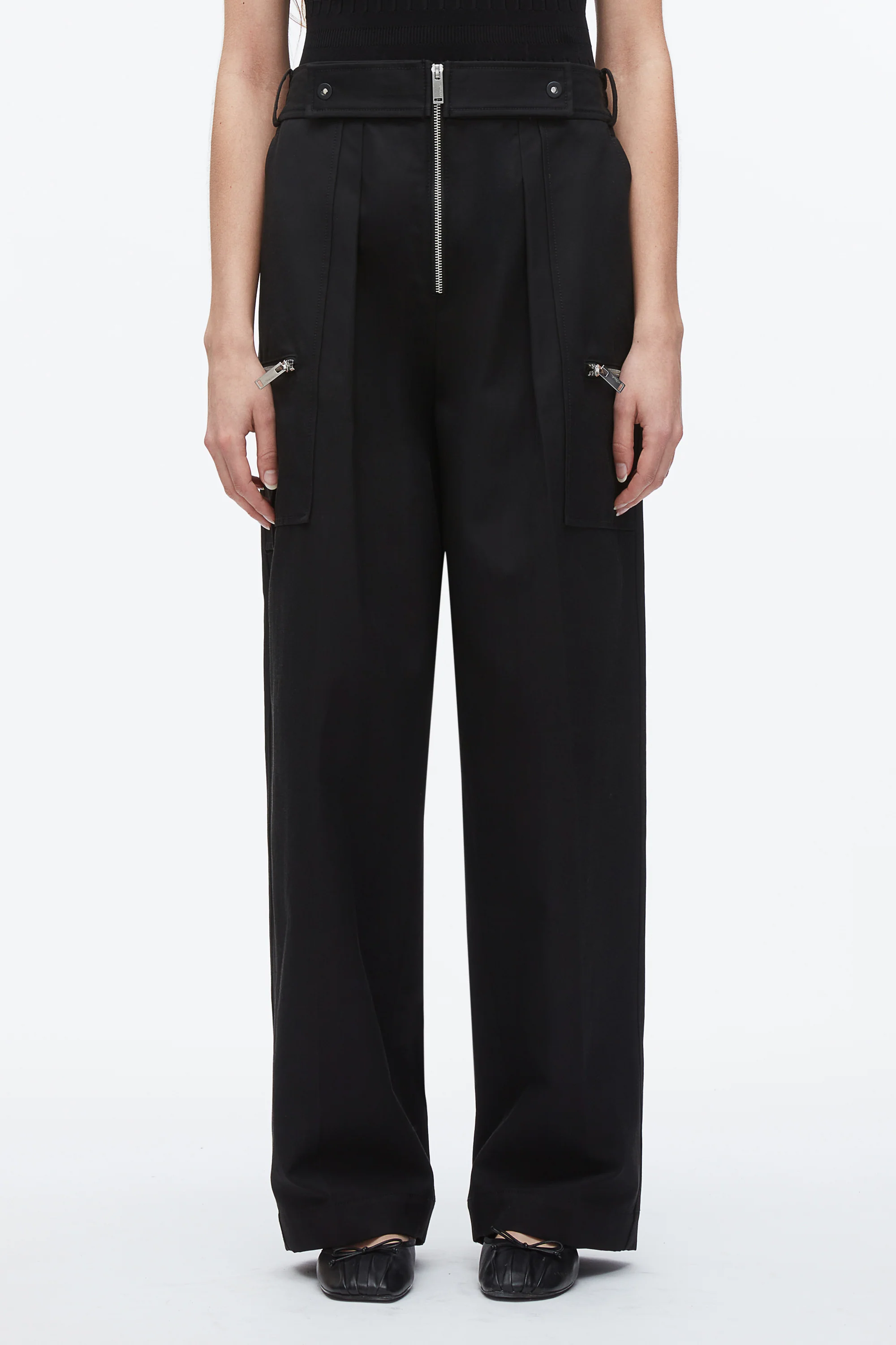 Double Zip Wide Leg Pant - Image 9