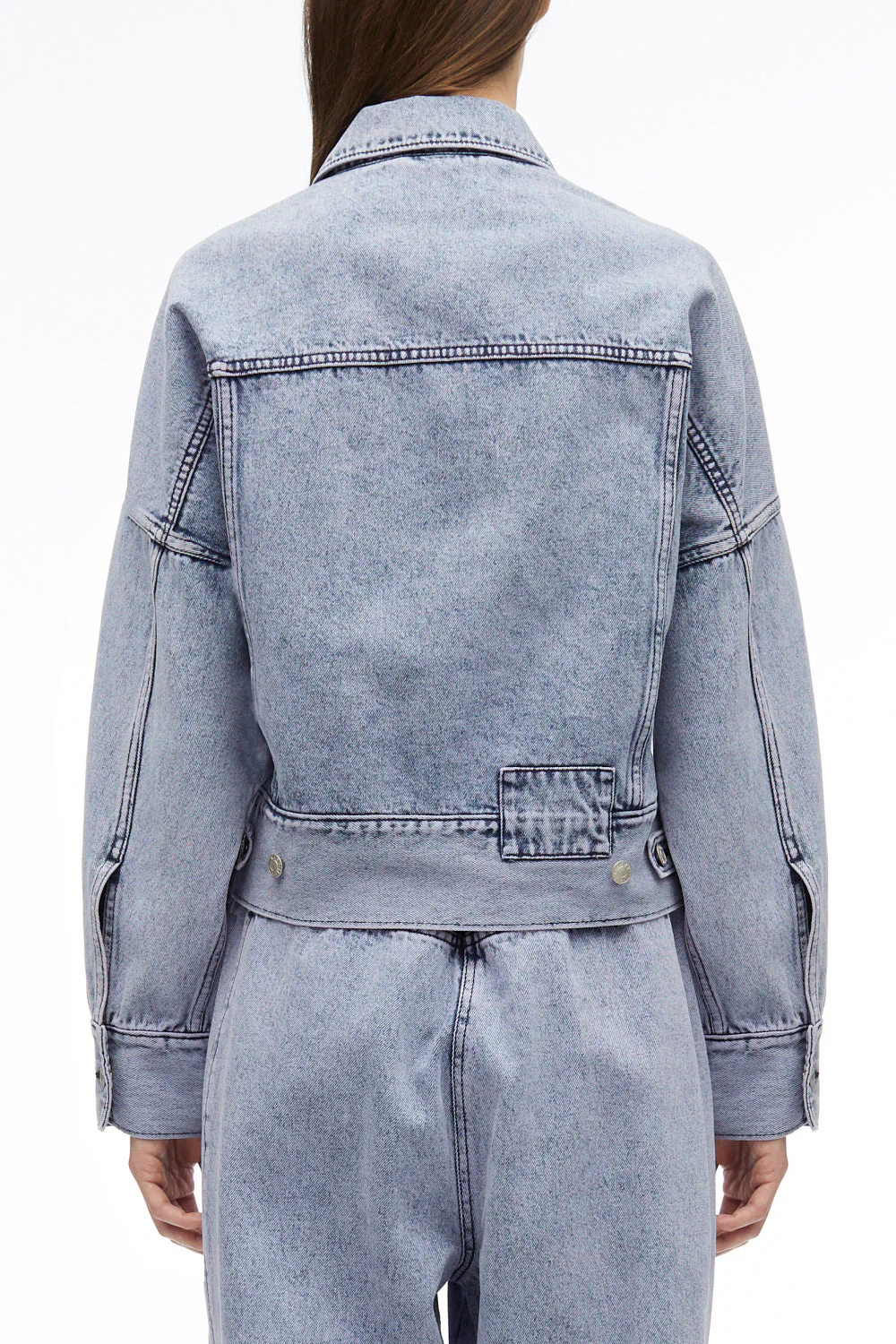 Overdyed Denim Boxy Jacket - Image 6