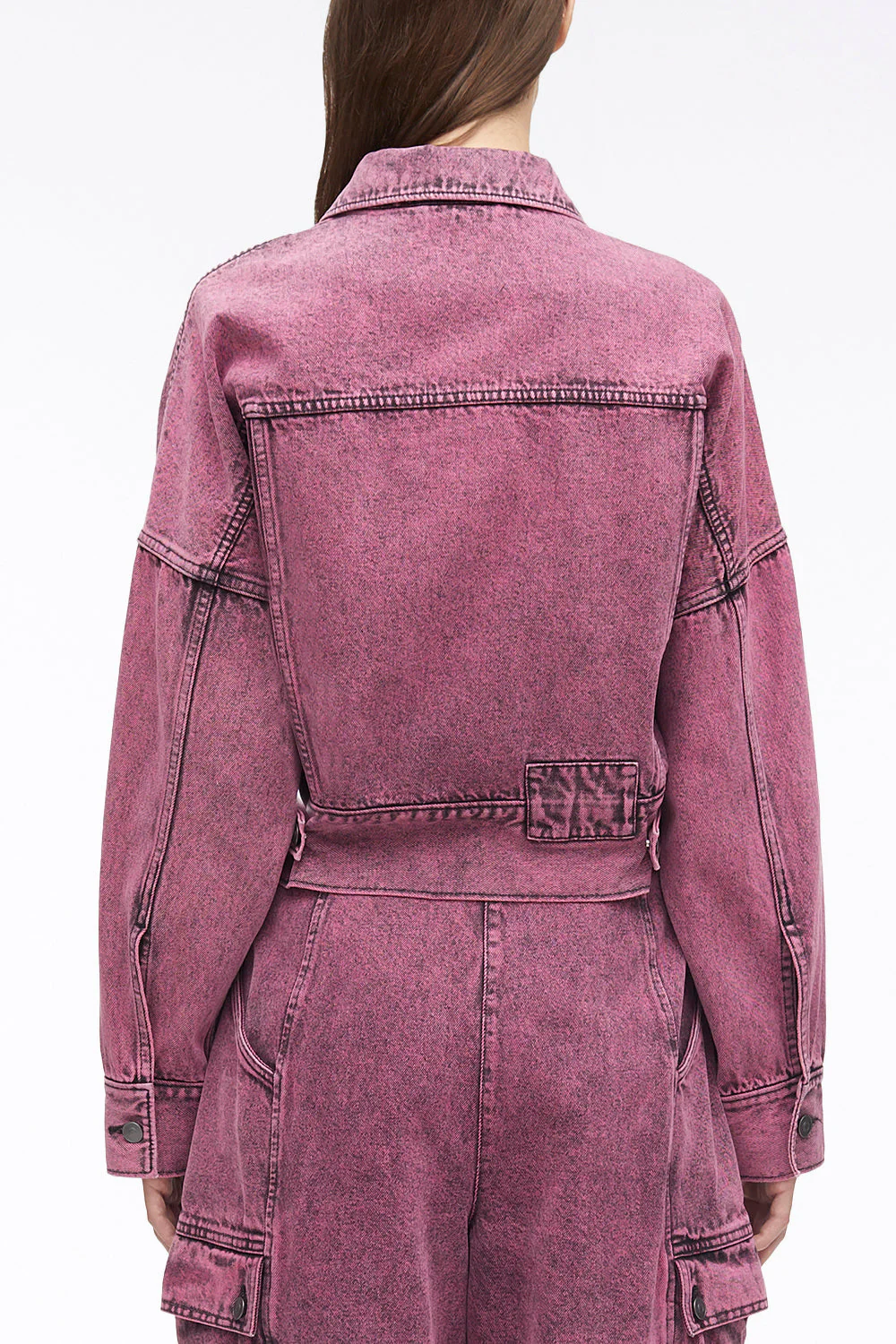 Over-Dyed Boxy Denim Jacket - Image 10