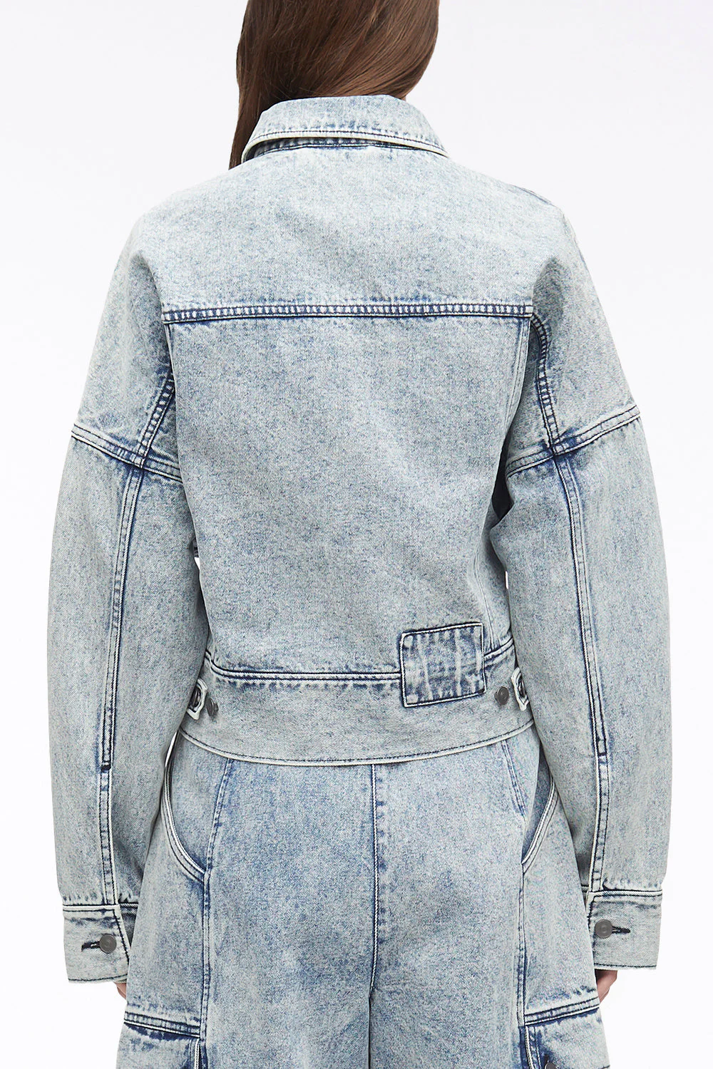 Over-Dyed Boxy Denim Jacket - Image 5