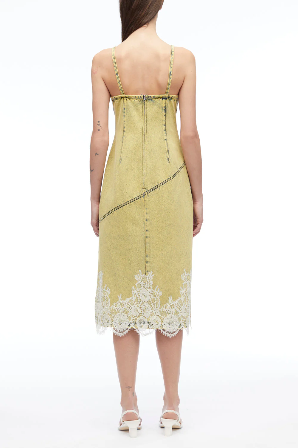 Overdyed Denim Slip Dress - Image 10