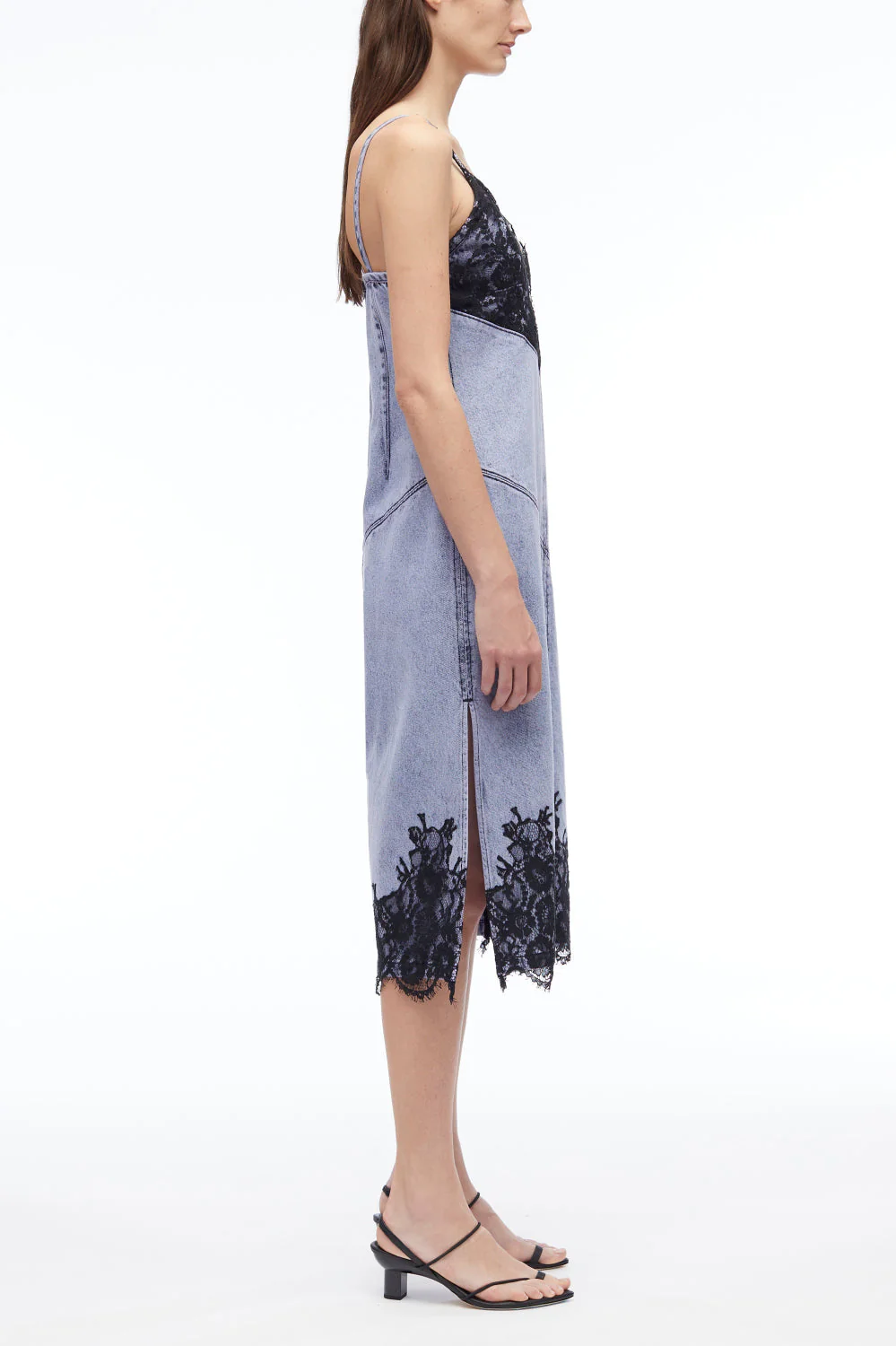 Overdyed Denim Slip Dress - Image 4
