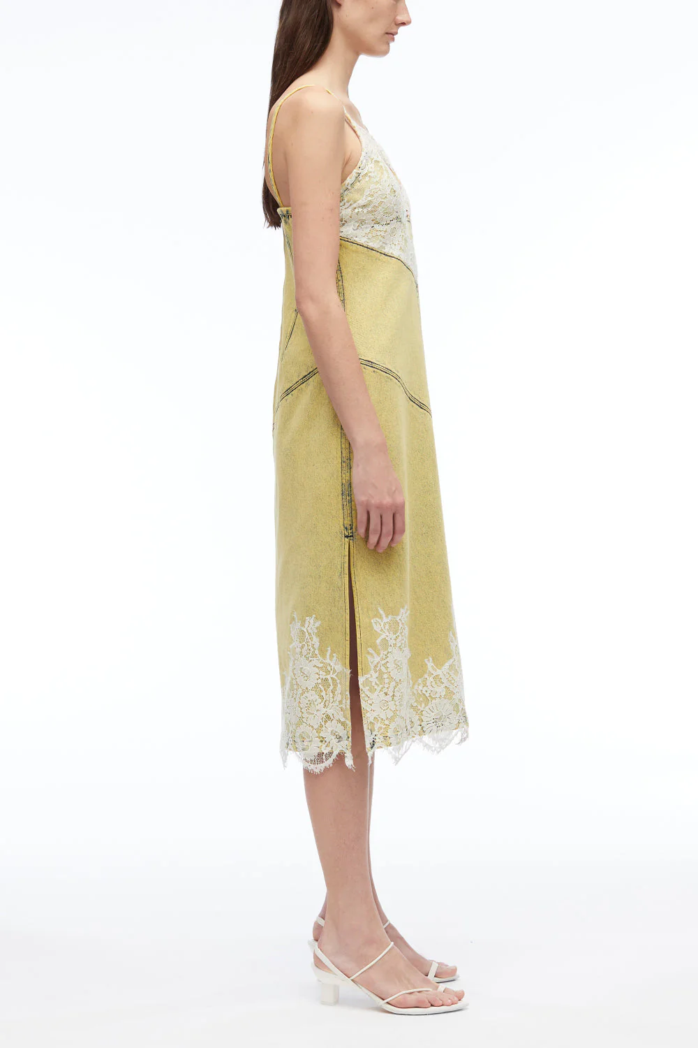 Overdyed Denim Slip Dress - Image 9