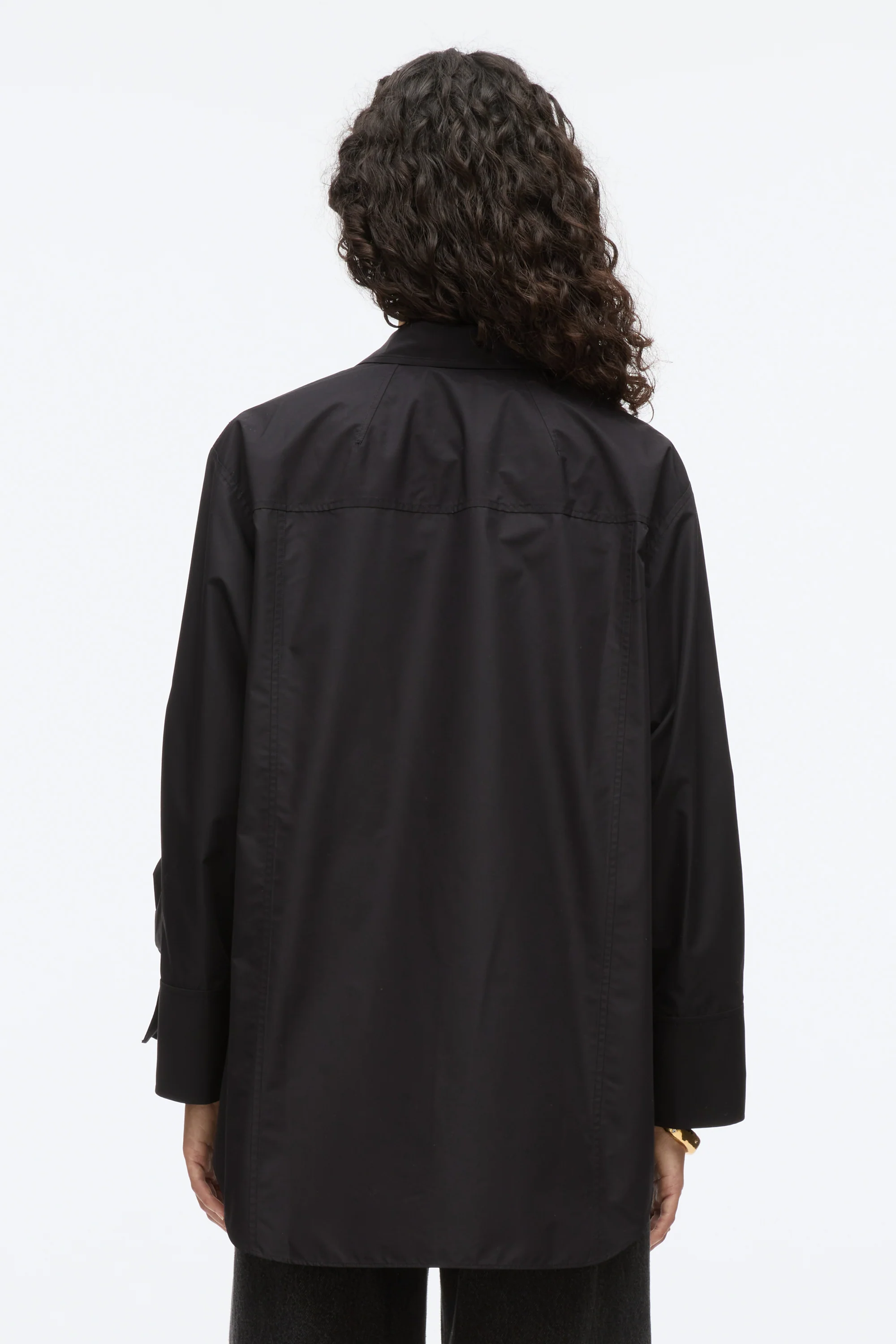 Oversize Shirt with Cascade Cuff - Image 9