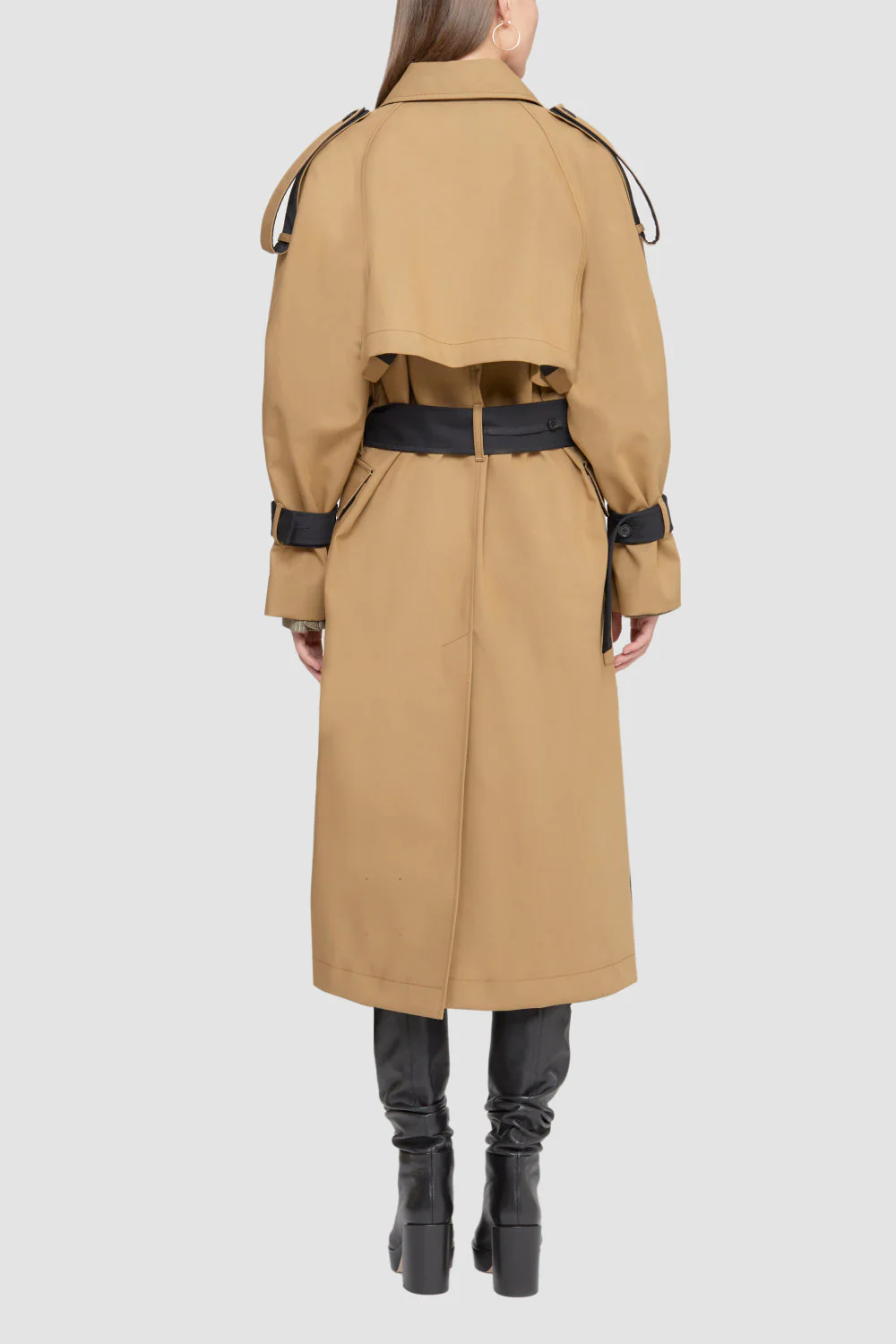 Oversized Bonded Cotton Trench - Image 5