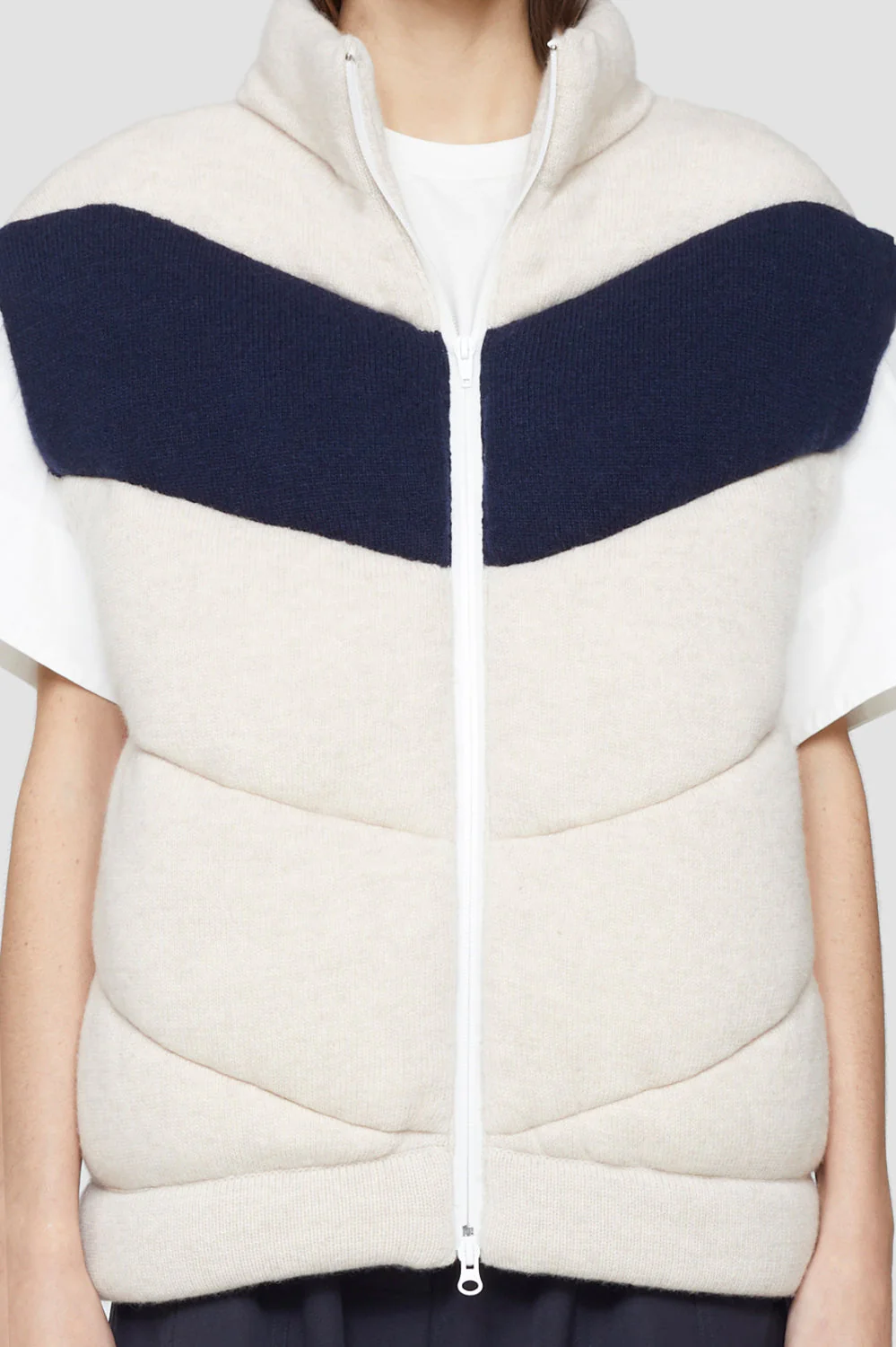 Padded Sweater Vest - Image 2