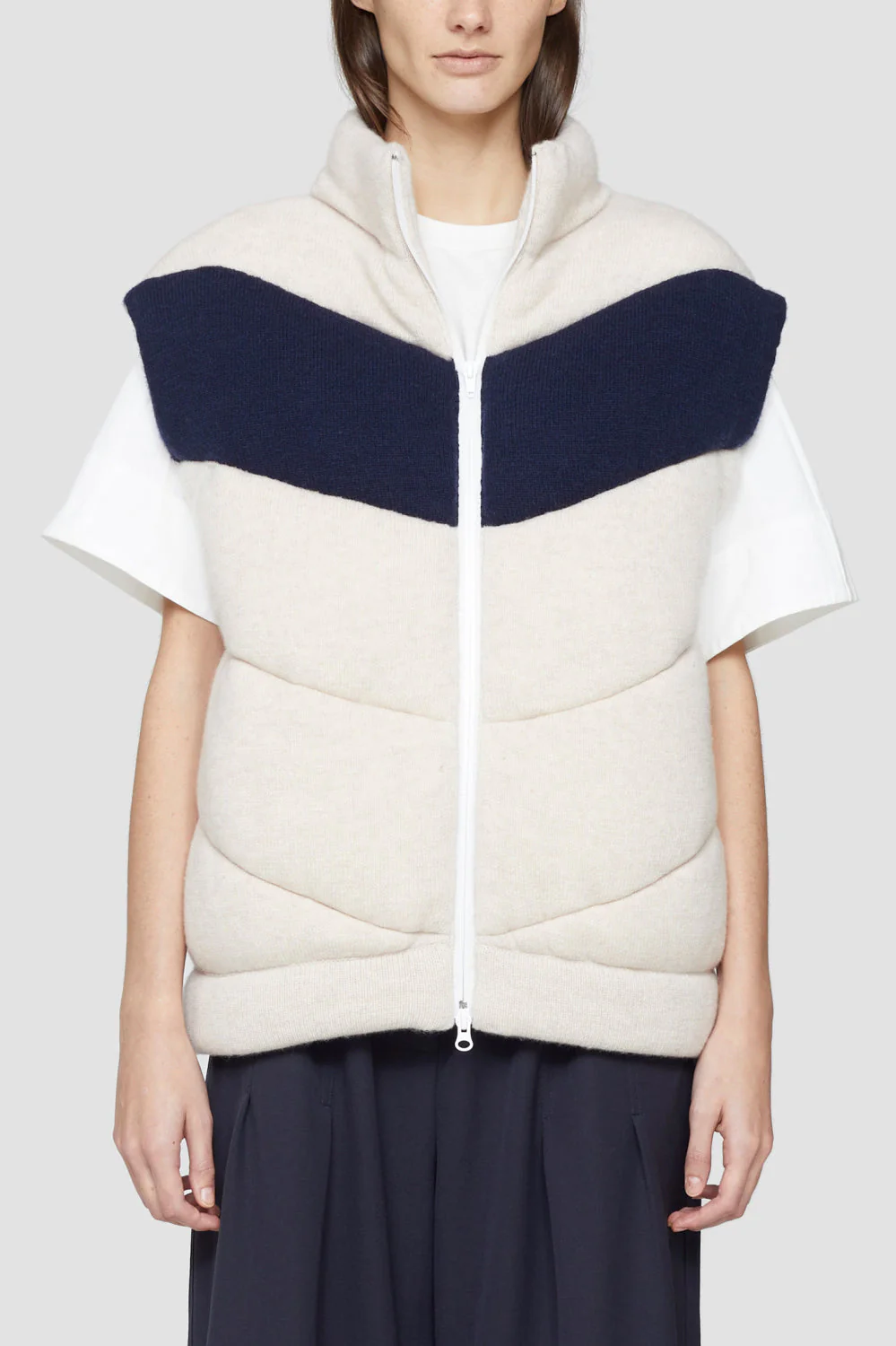 Padded Sweater Vest - Image 3