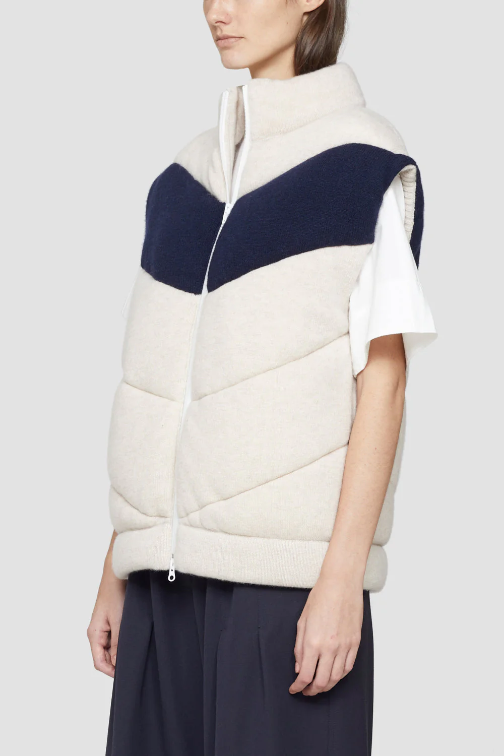 Padded Sweater Vest - Image 4