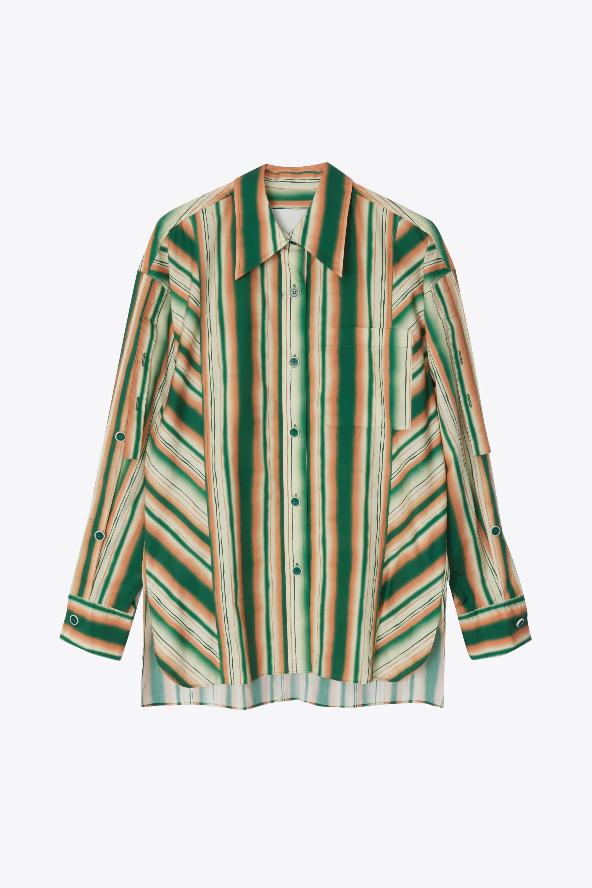 Painted Stripe Long Sleeve Shirt