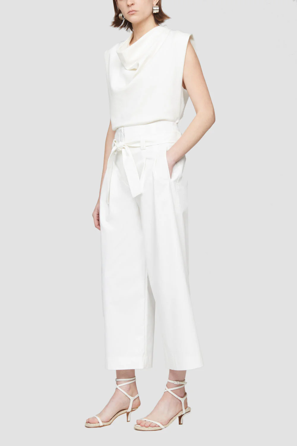 Paper Bag Cropped Trouser - Image 6