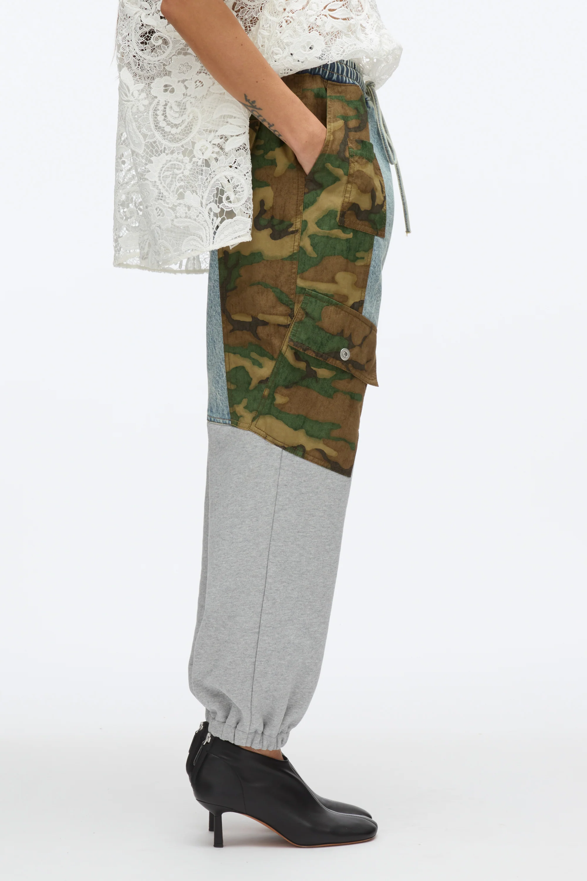 Patchwork Camo Jogger - Image 3
