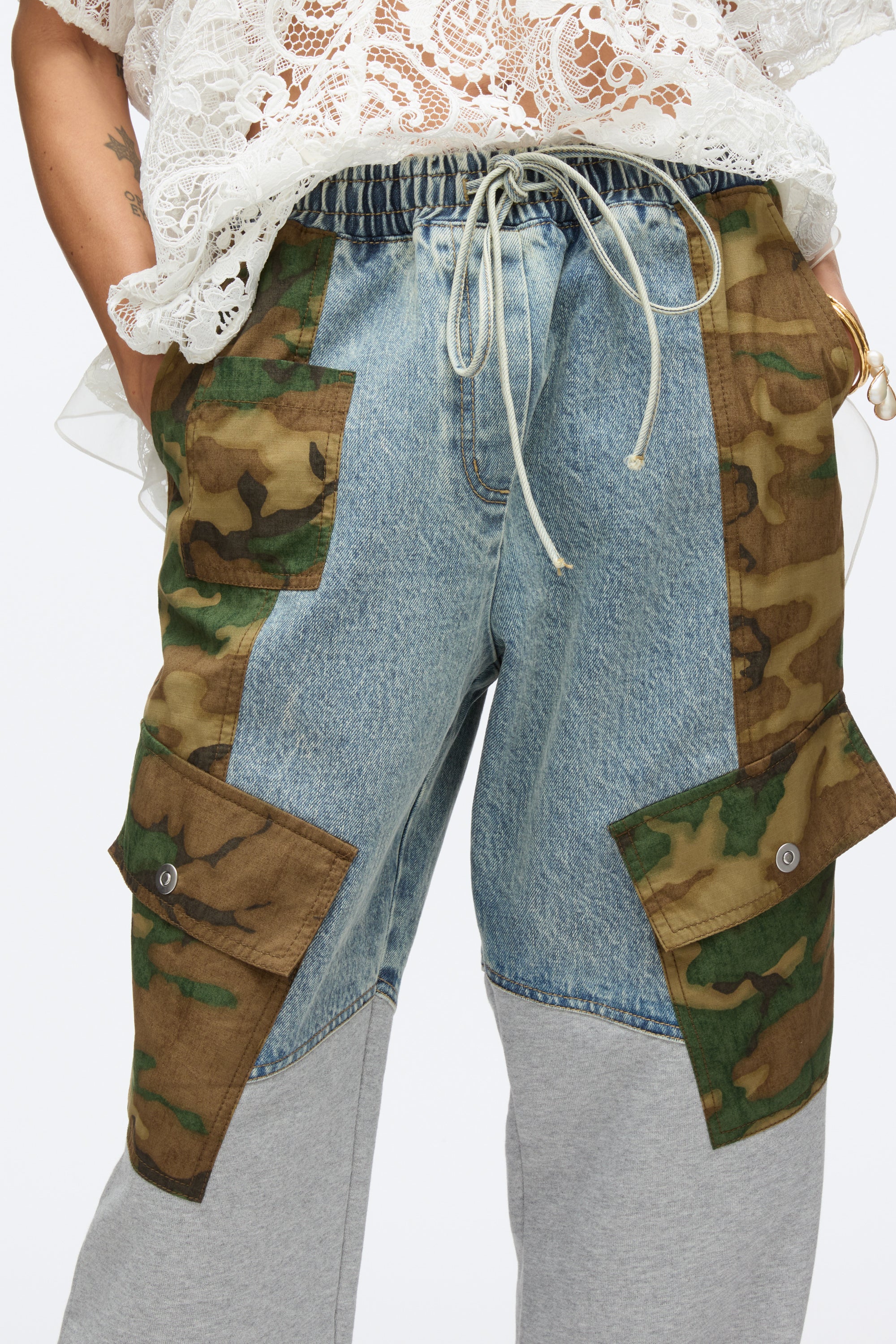 Patchwork Camo Jogger - Image 5
