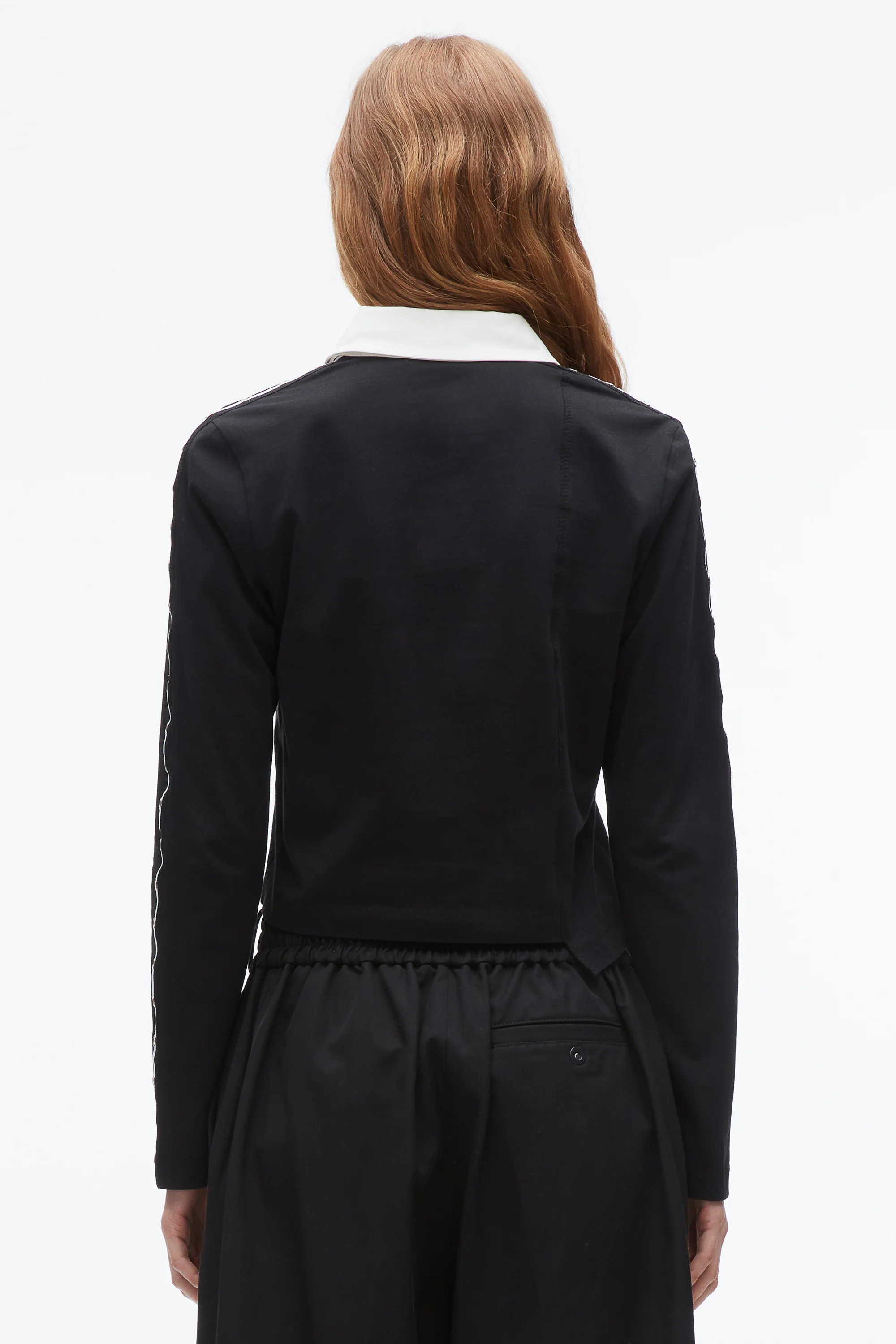 Patchwork Cropped Polo - Image 10