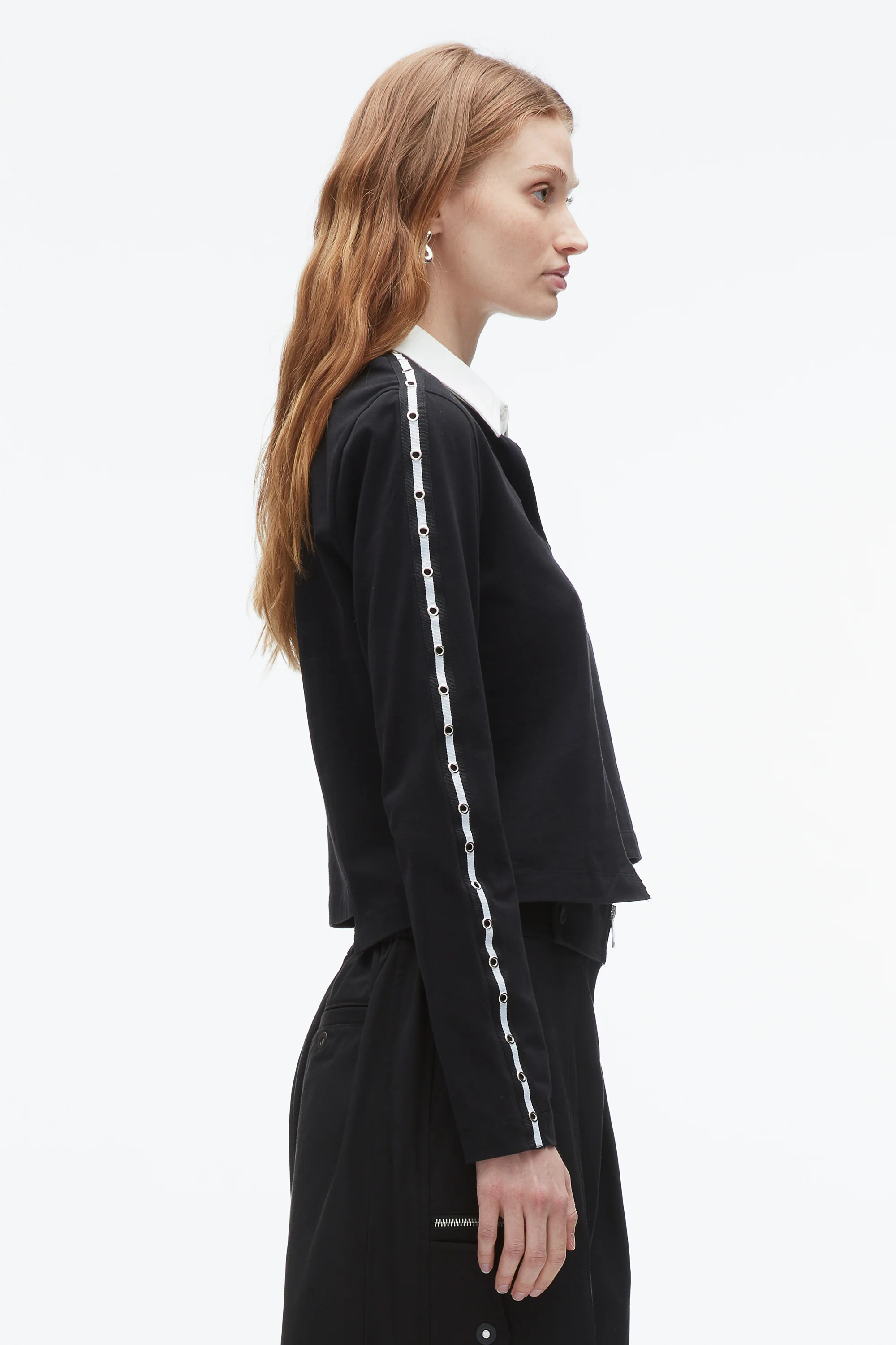 Patchwork Cropped Polo - Image 9