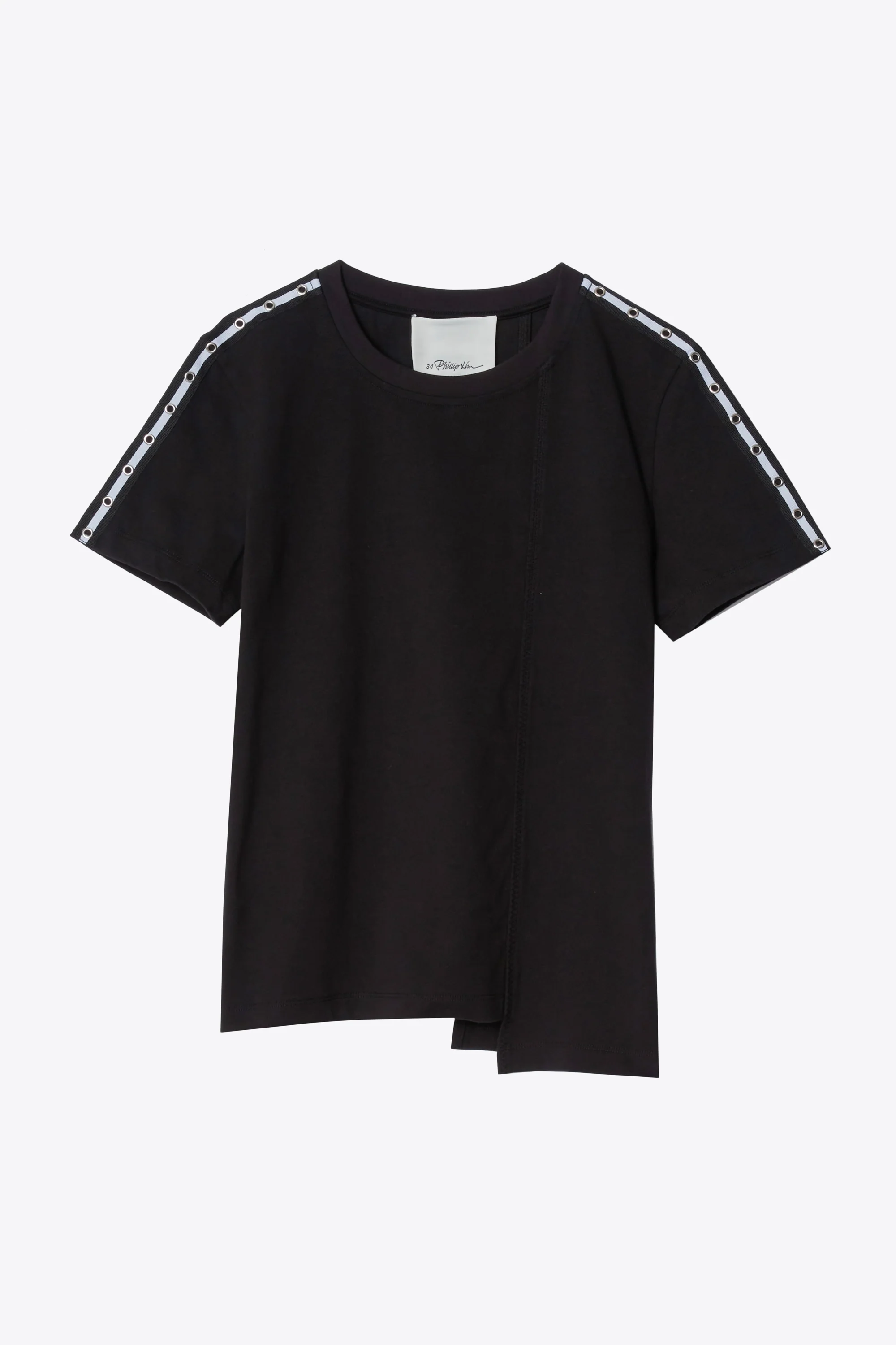 Stripe Patchwork T-Shirt - Image 7