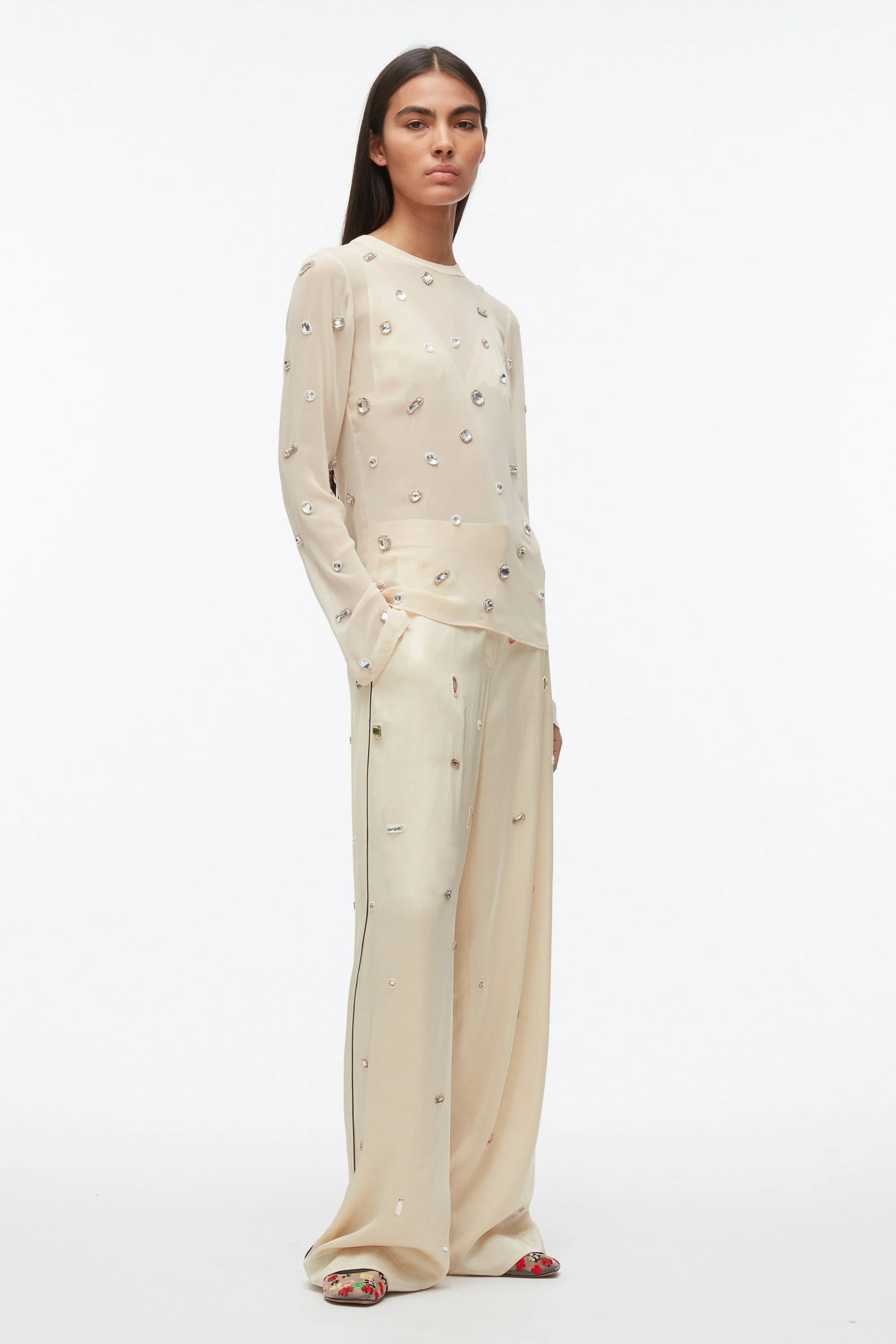 PJ Trouser with Halo Embroidered - Image 2