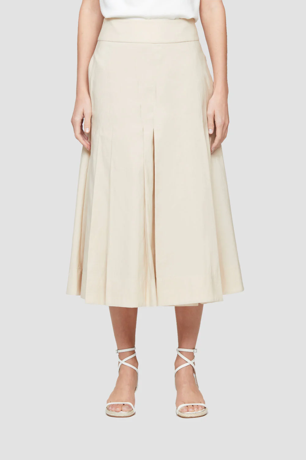 Pleated A-Line Skirt - Image 3
