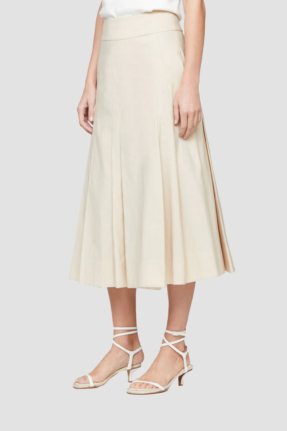 Pleated A-Line Skirt - Image 4
