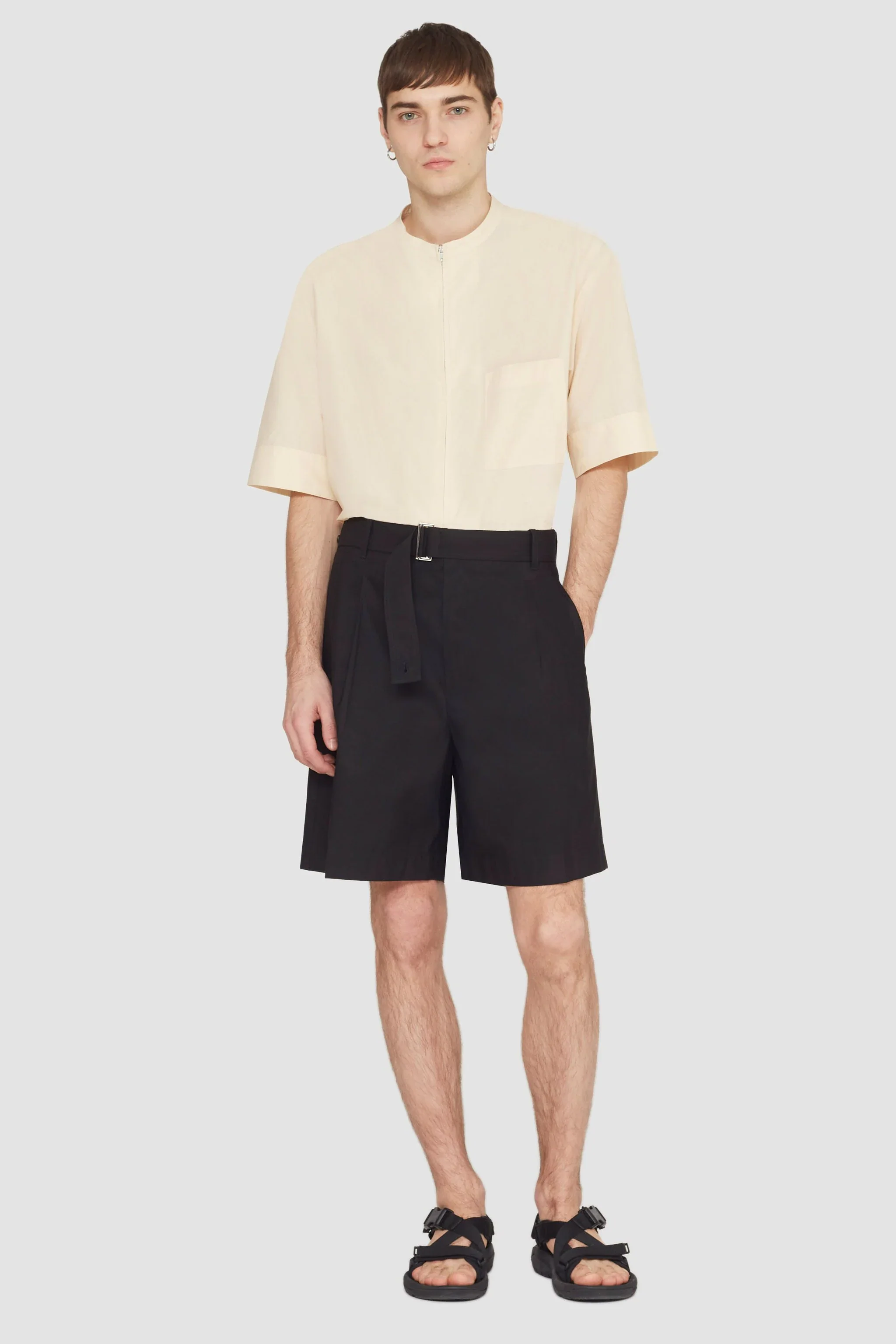 Pleated Belted Short - Image 6