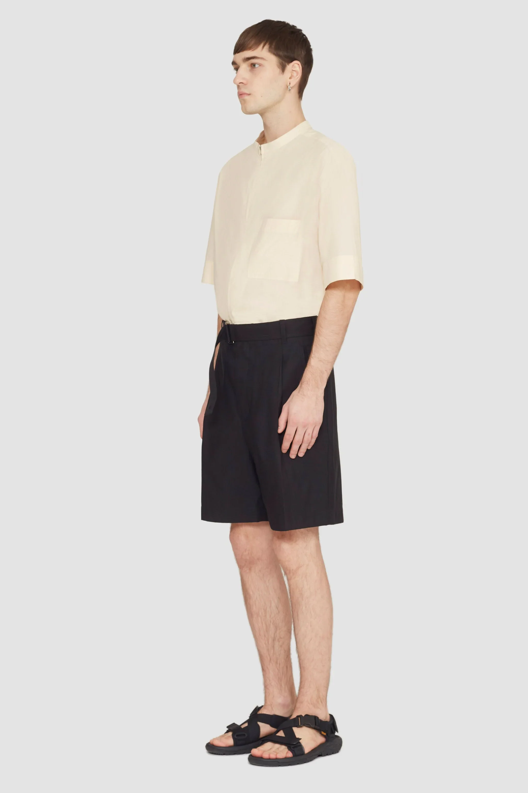 Pleated Belted Short - Image 8