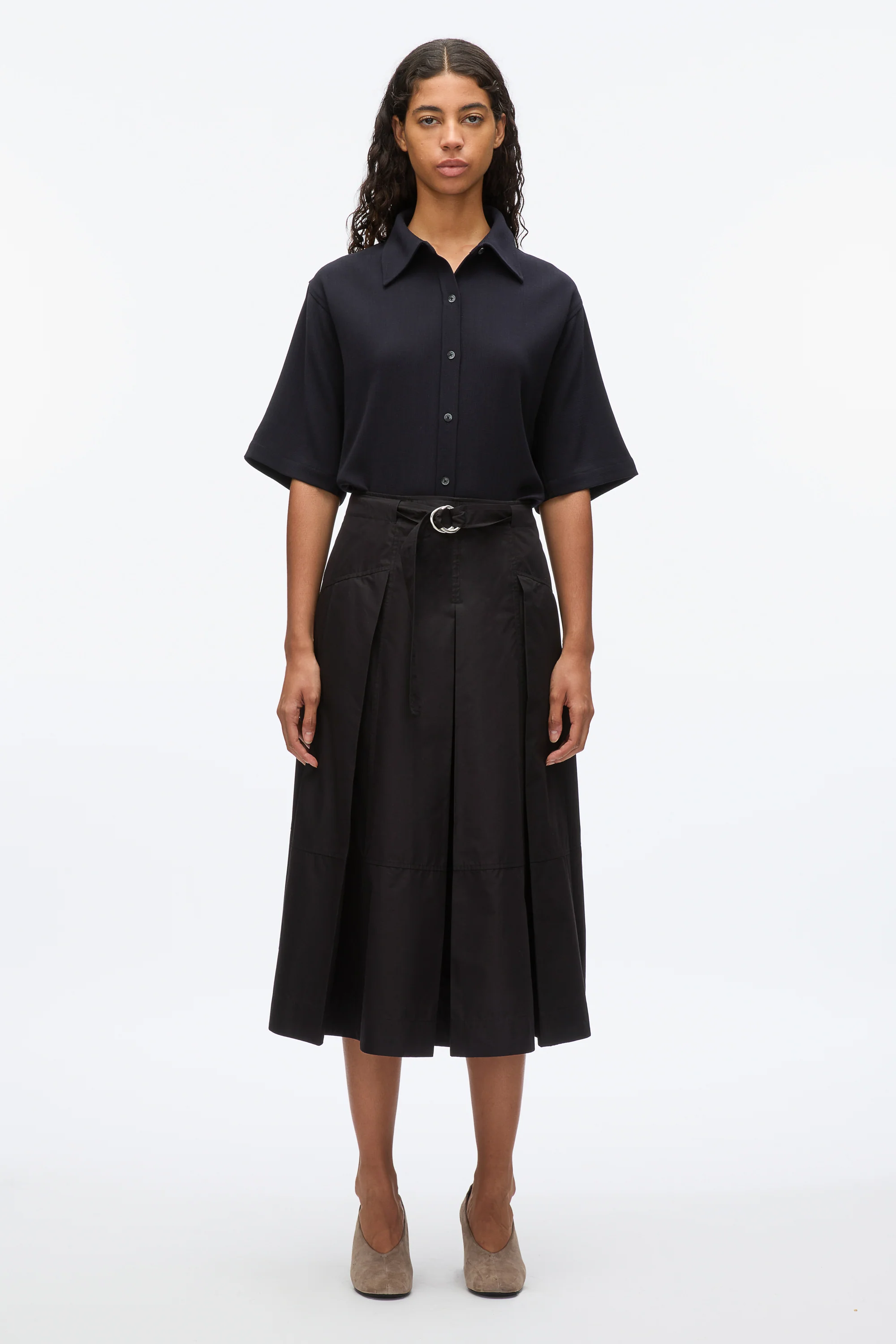 Pleated Utility Skirt - Image 6