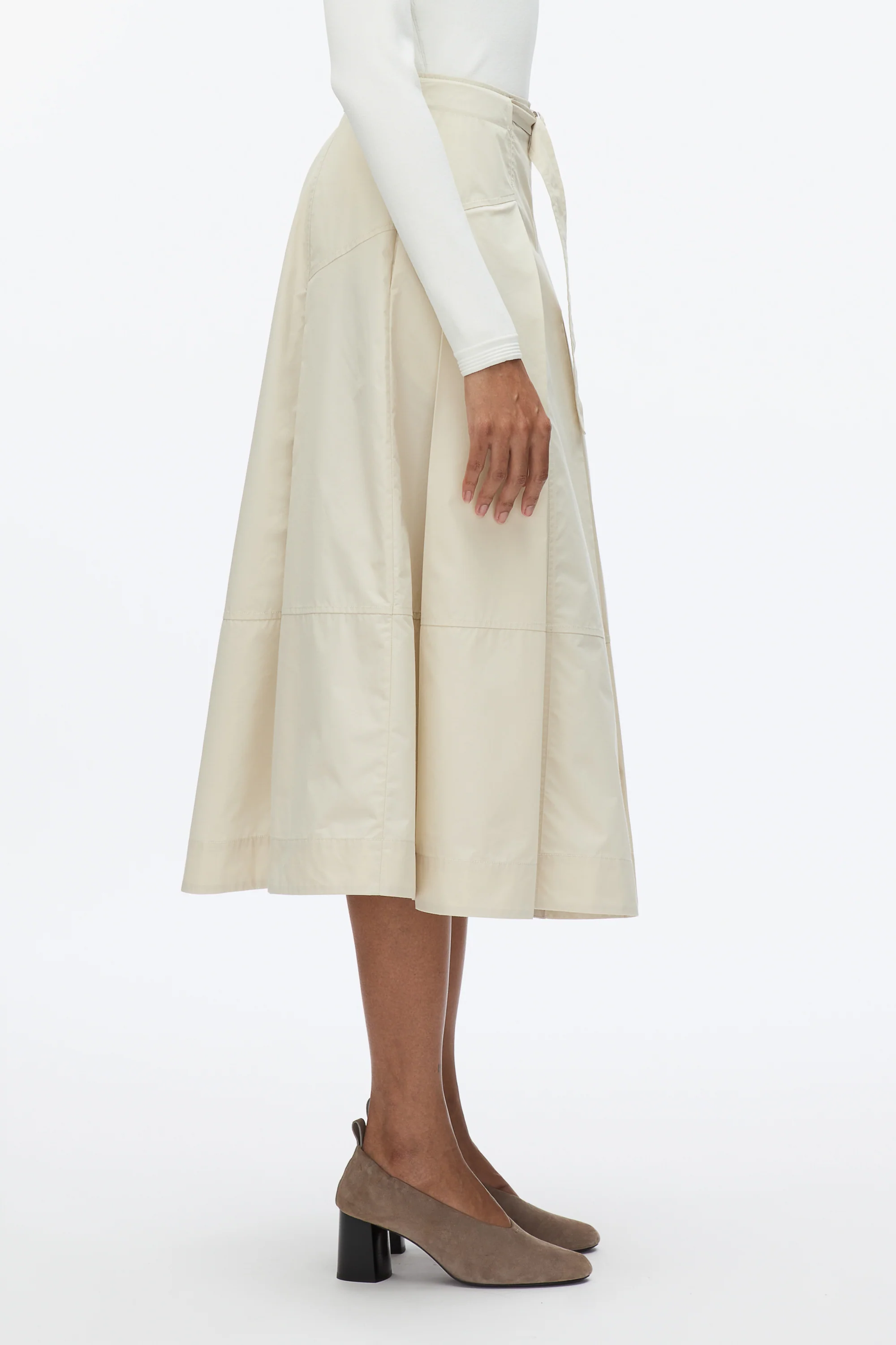 Pleated Utility Skirt - Image 3
