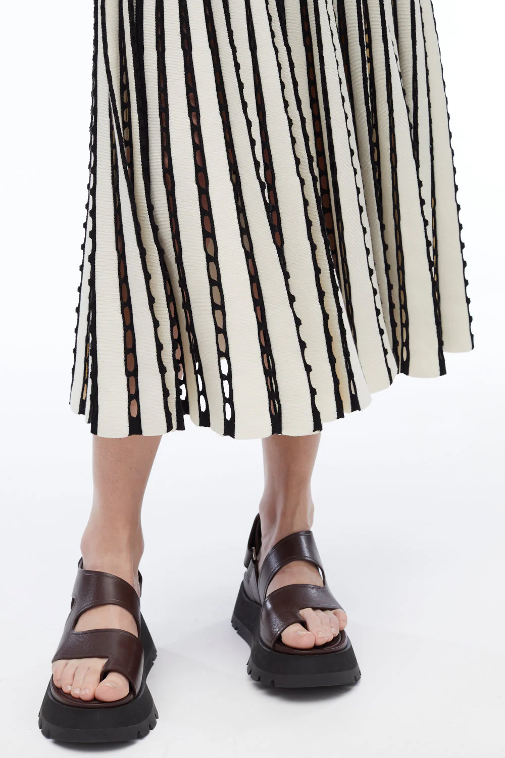 Pointelle Rib Midi Skirt - Image 10