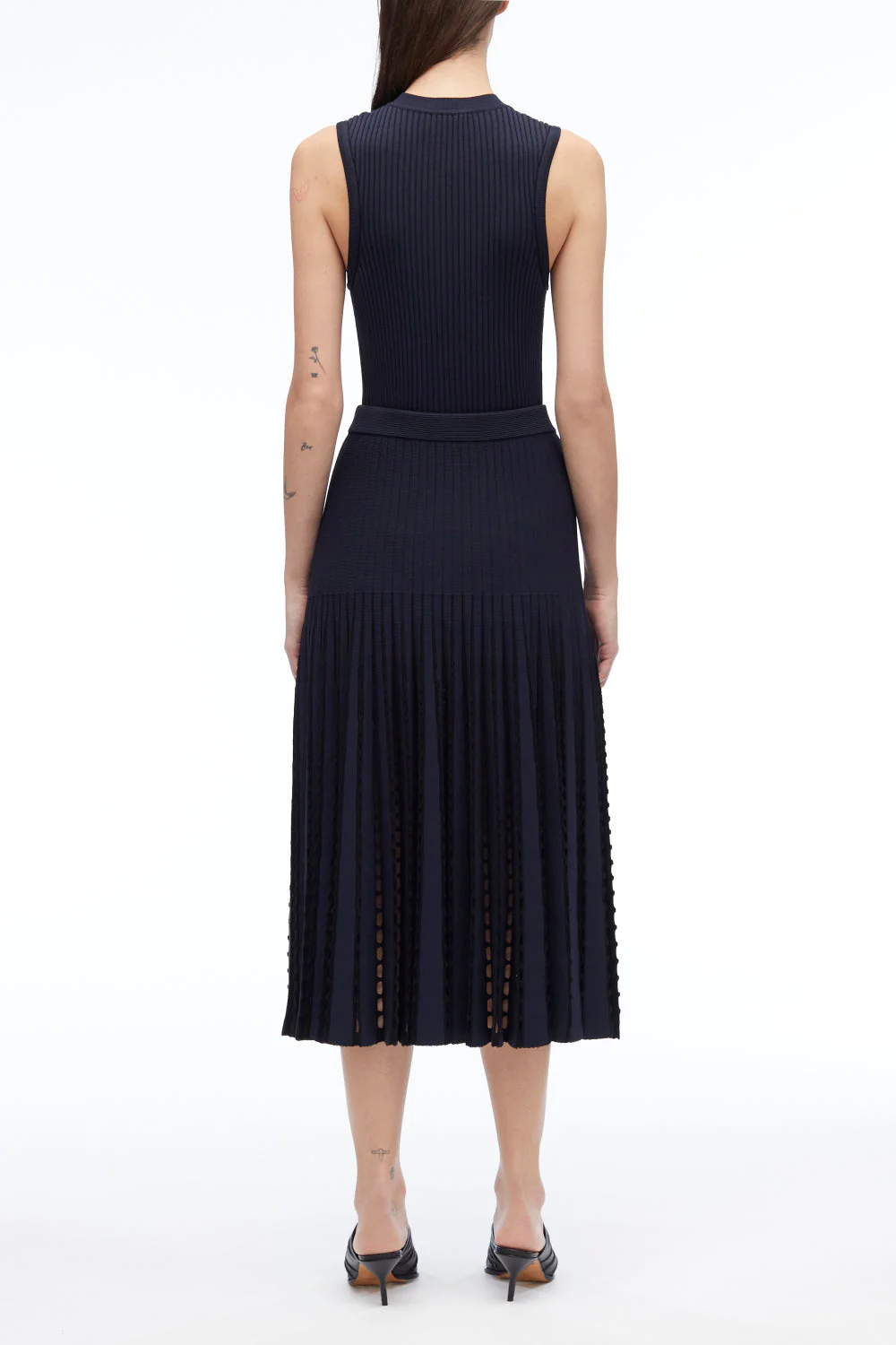 Pointelle Rib Midi Skirt - Image 5