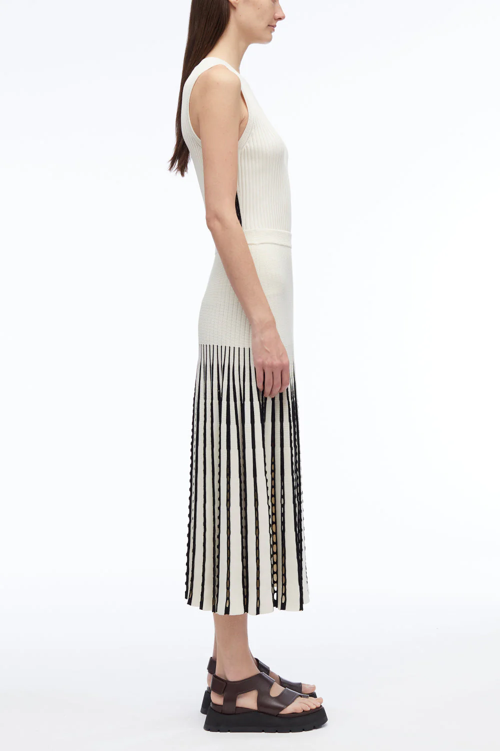 Pointelle Rib Midi Skirt - Image 8