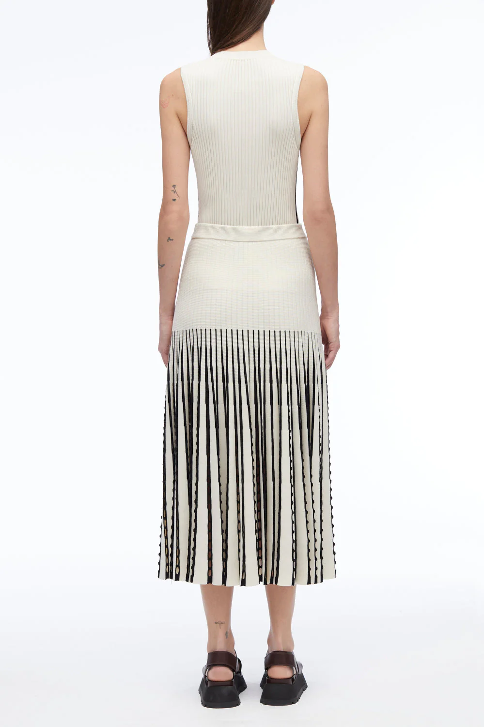 Pointelle Rib Midi Skirt - Image 9