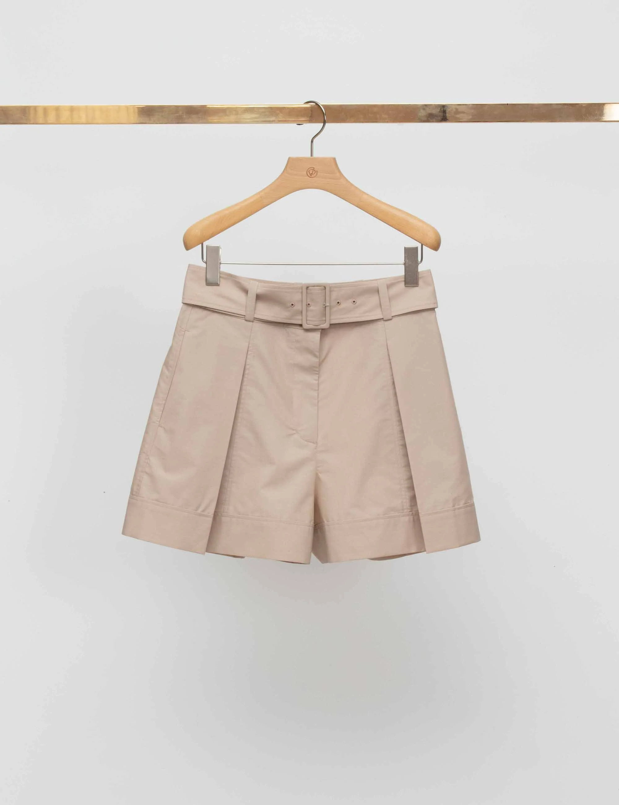 Poplin Belted Utility Short