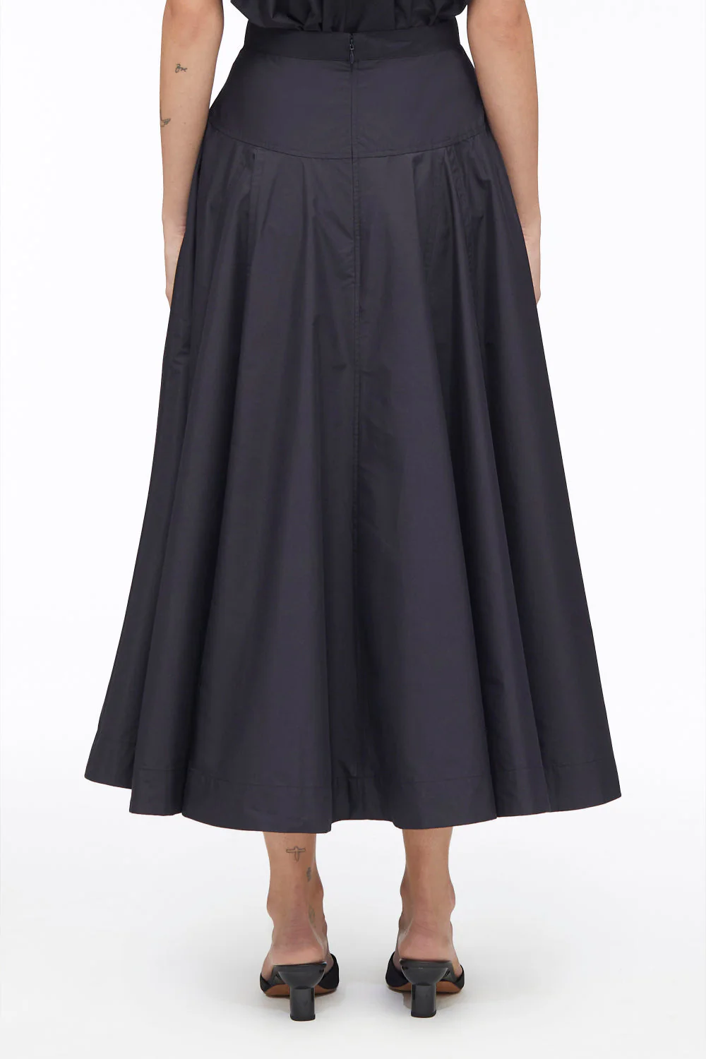 Poplin Midi Skirt - Image 9